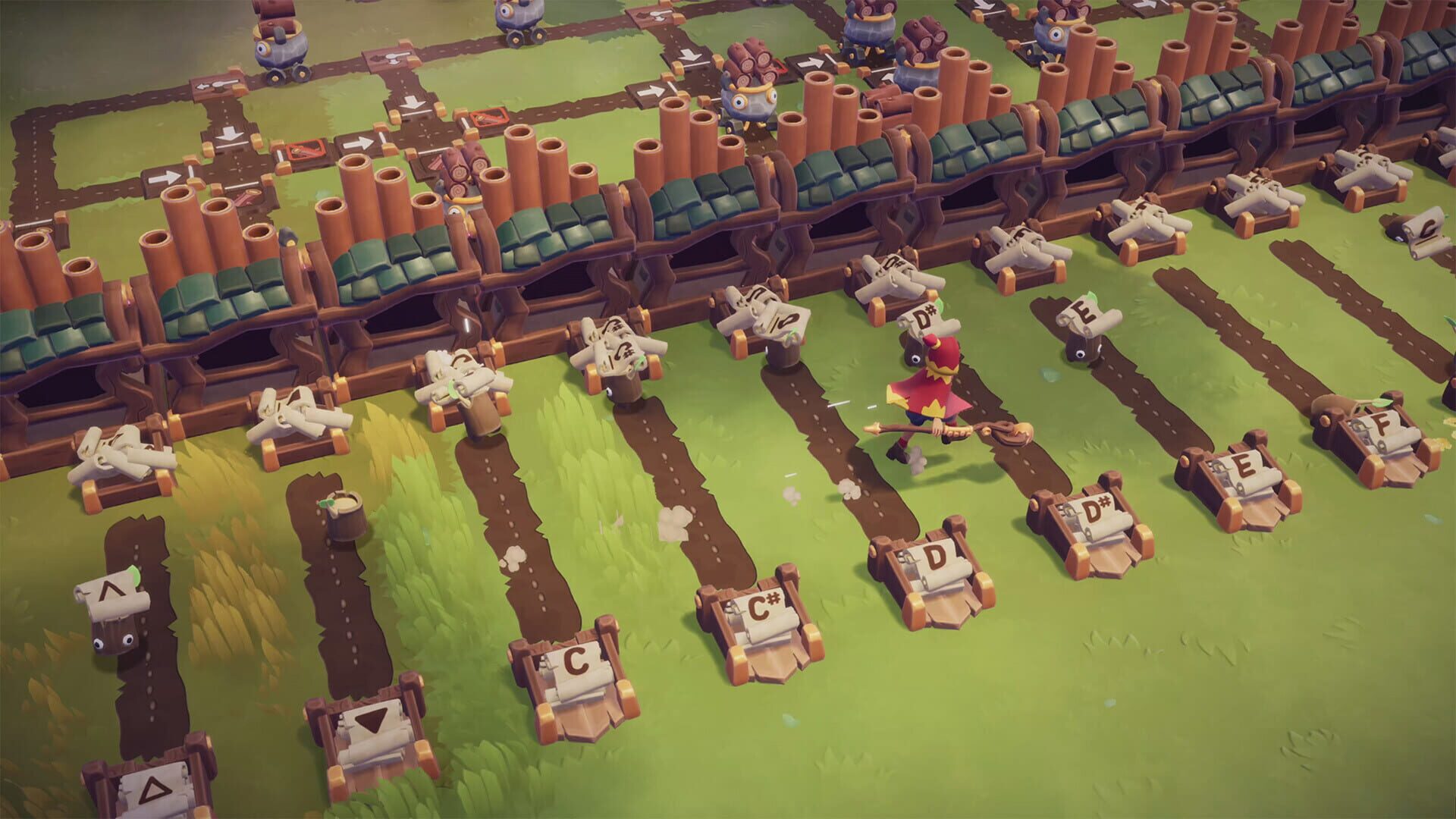 Screenshot for Oddsparks: An Automation Adventure - Making Music