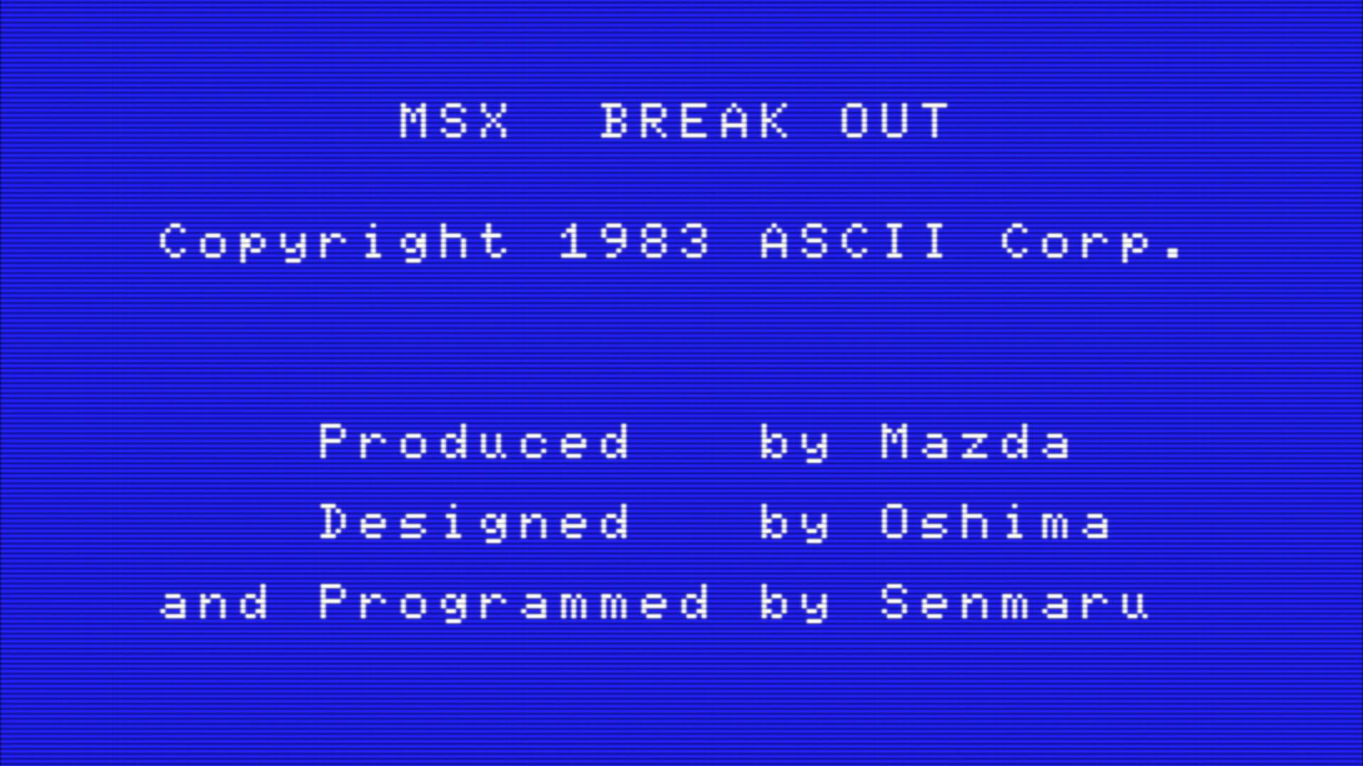 Screenshot for Breakout