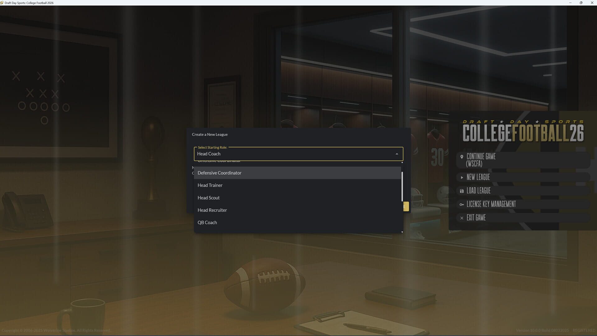 Screenshot for Draft Day Sports: College Football 2026