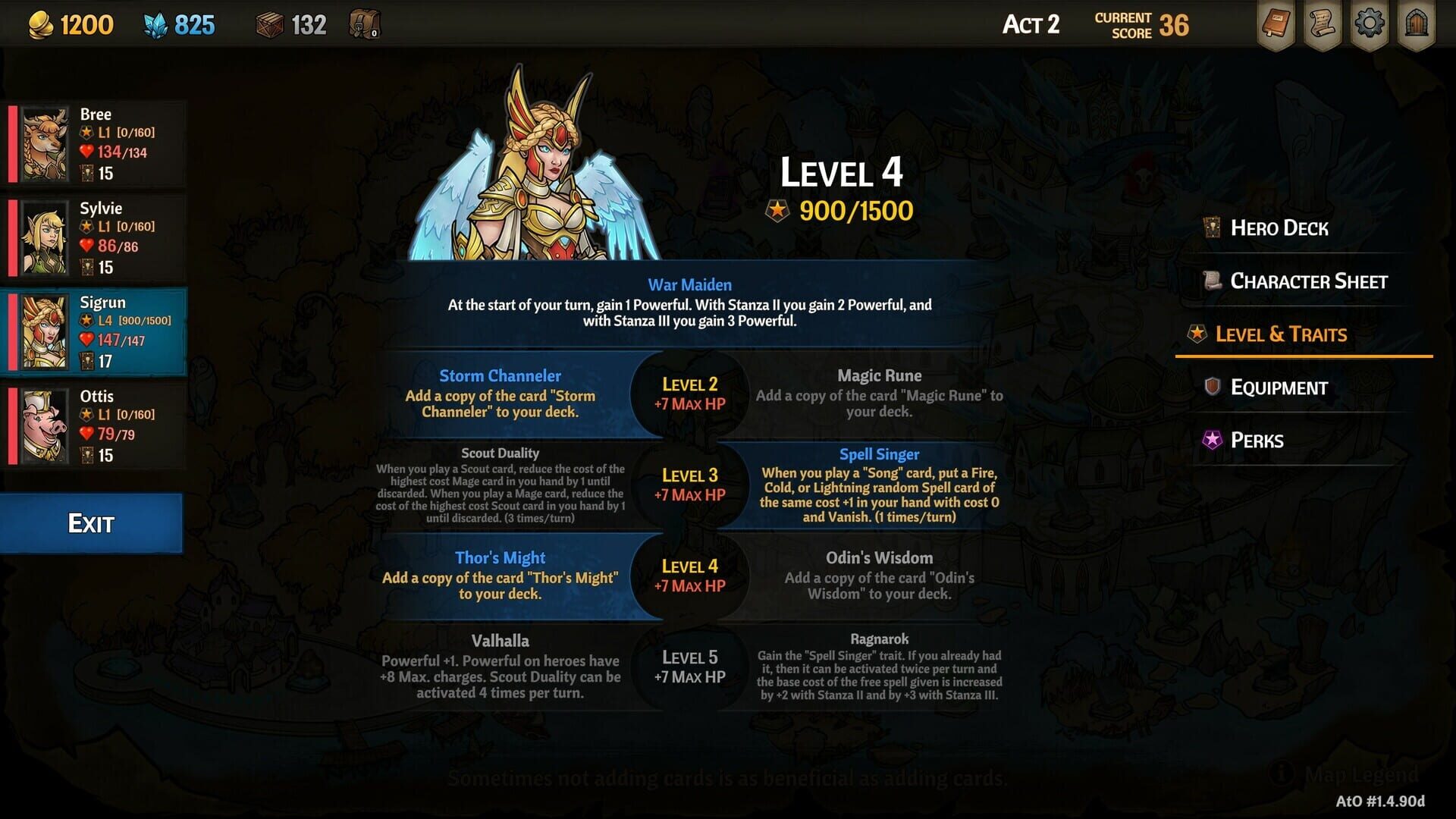 Screenshot for Across the Obelisk: Sigrun, the Valkyrie
