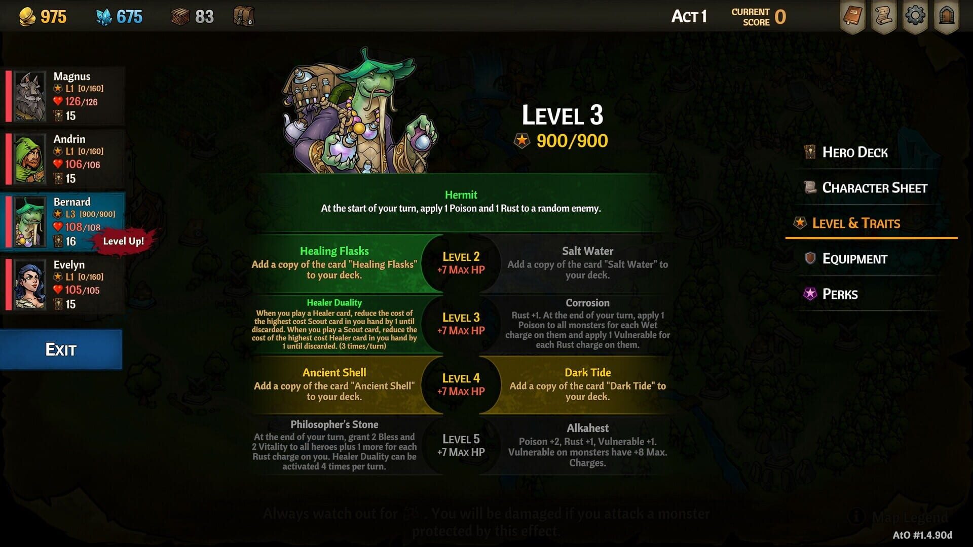 Screenshot for Across the Obelisk: Bernard, the Alchemist