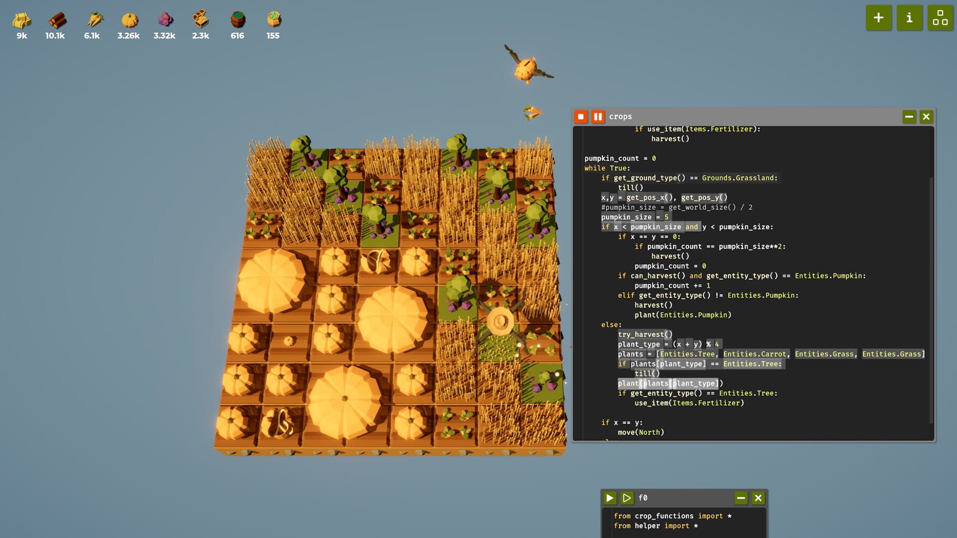 Screenshot for The Farmer Was Replaced