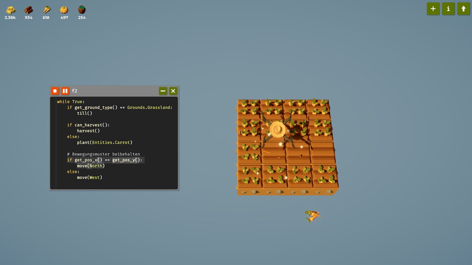 Screenshot for The Farmer Was Replaced