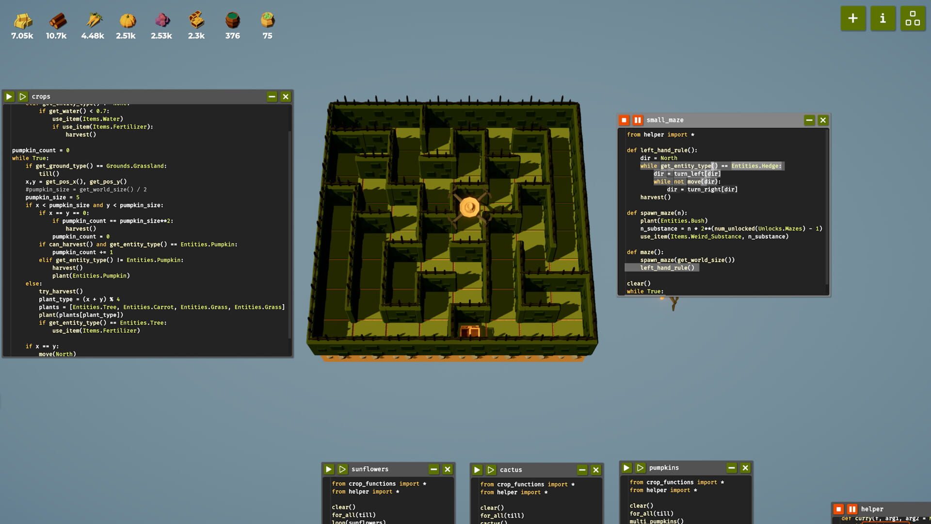 Screenshot for The Farmer Was Replaced