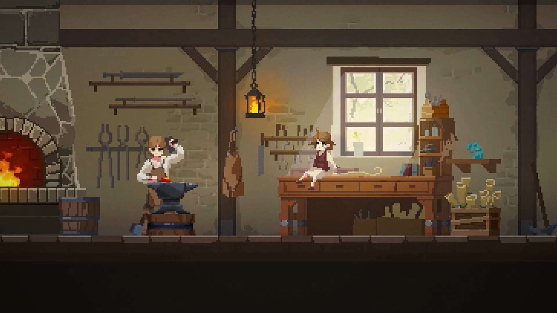 Screenshot for Tokatonton: One-Armed Blacksmith