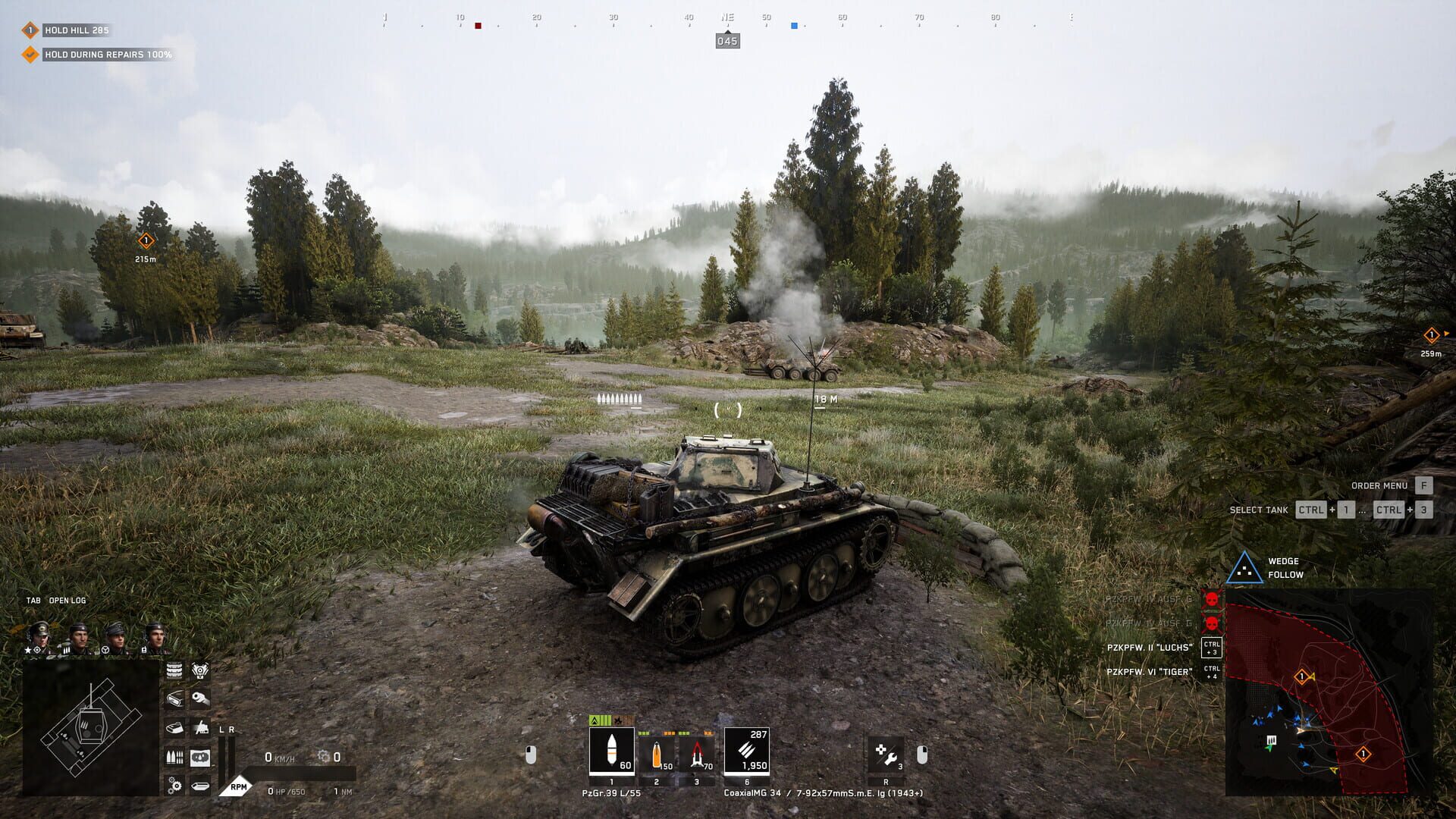 Screenshot for Call to Arms: Panzer Elite