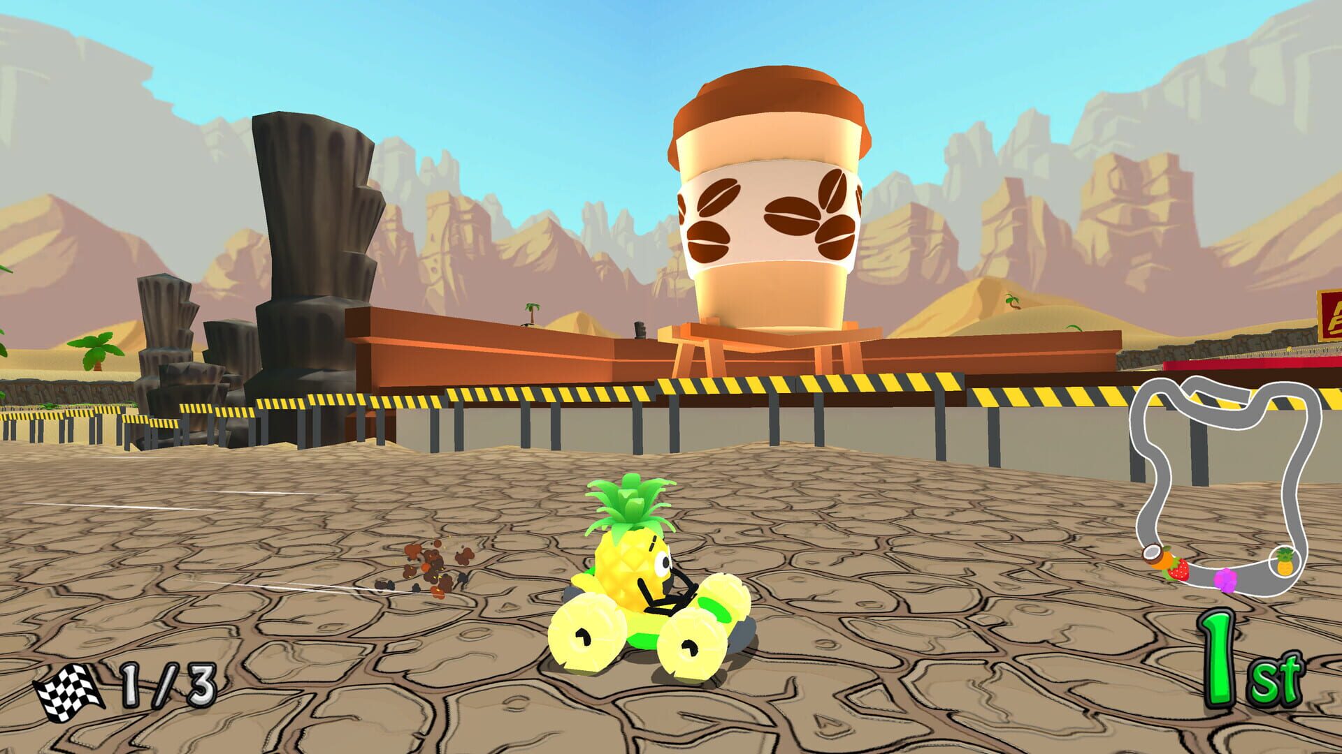 Screenshot for Juiced Fruit Racing
