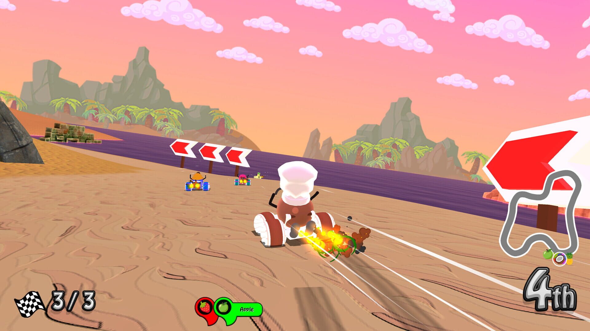 Screenshot for Juiced Fruit Racing