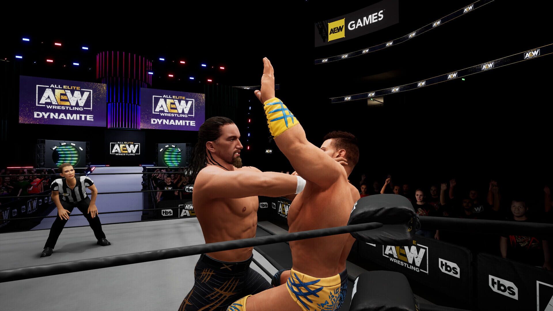 Screenshot for All Elite Wrestling: Fight Forever - Rated Gold Superstar Pack