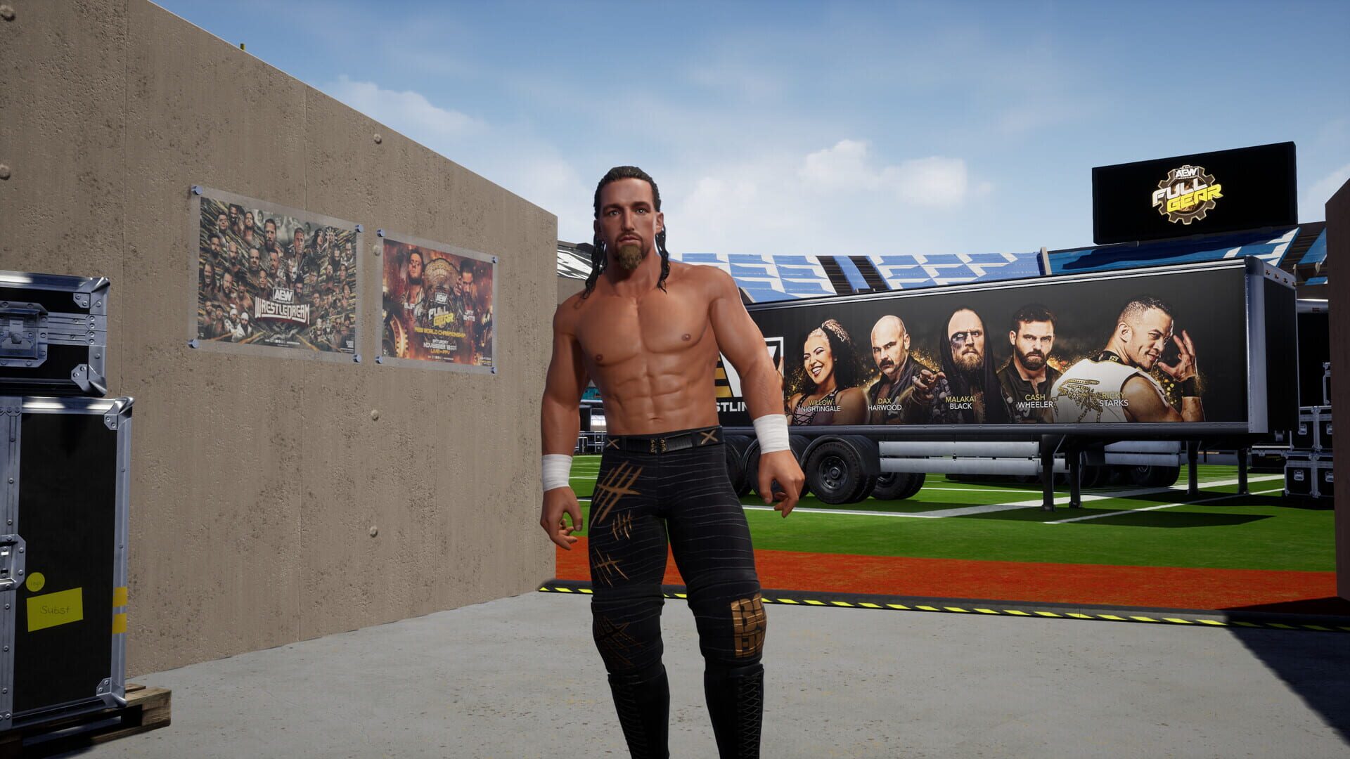Screenshot for All Elite Wrestling: Fight Forever - Rated Gold Superstar Pack