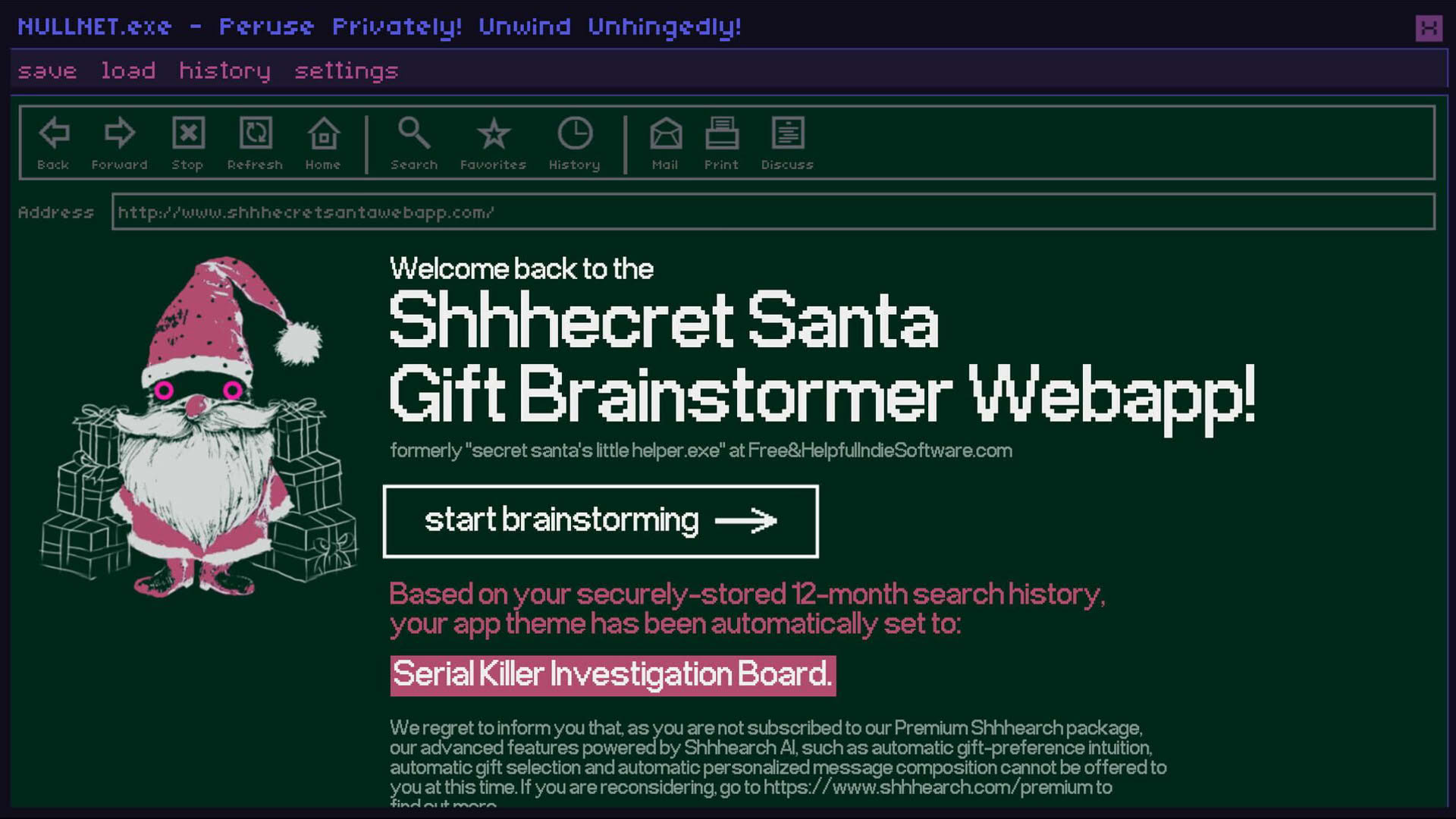 Screenshot for A Killer Chat! Christmas