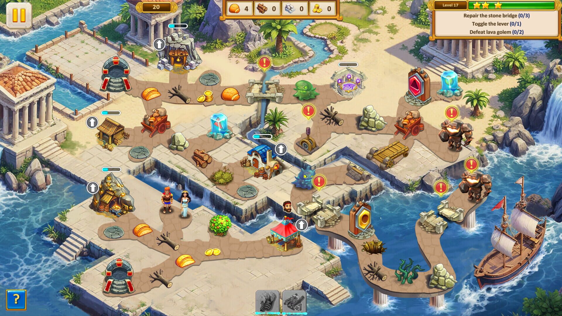 Screenshot for Argonauts Agency: Wrath of Olympus