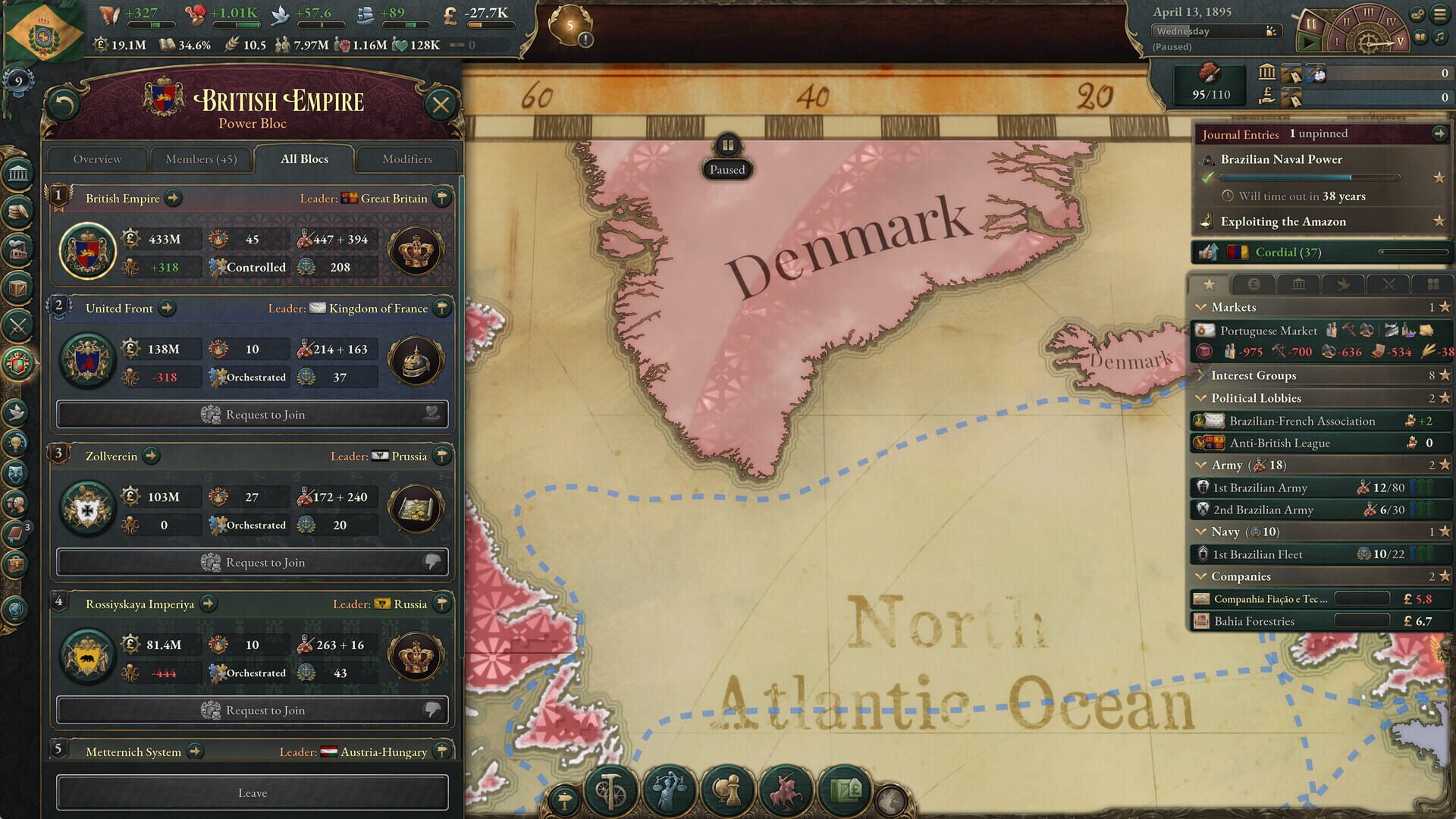 Screenshot for Victoria 3: Sphere of Influence