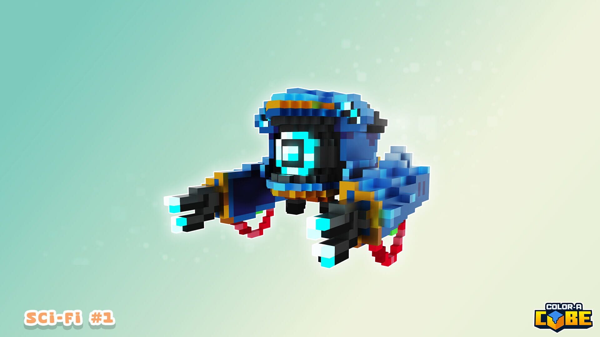 Screenshot for Color-A-Cube: Scifi Pack #1