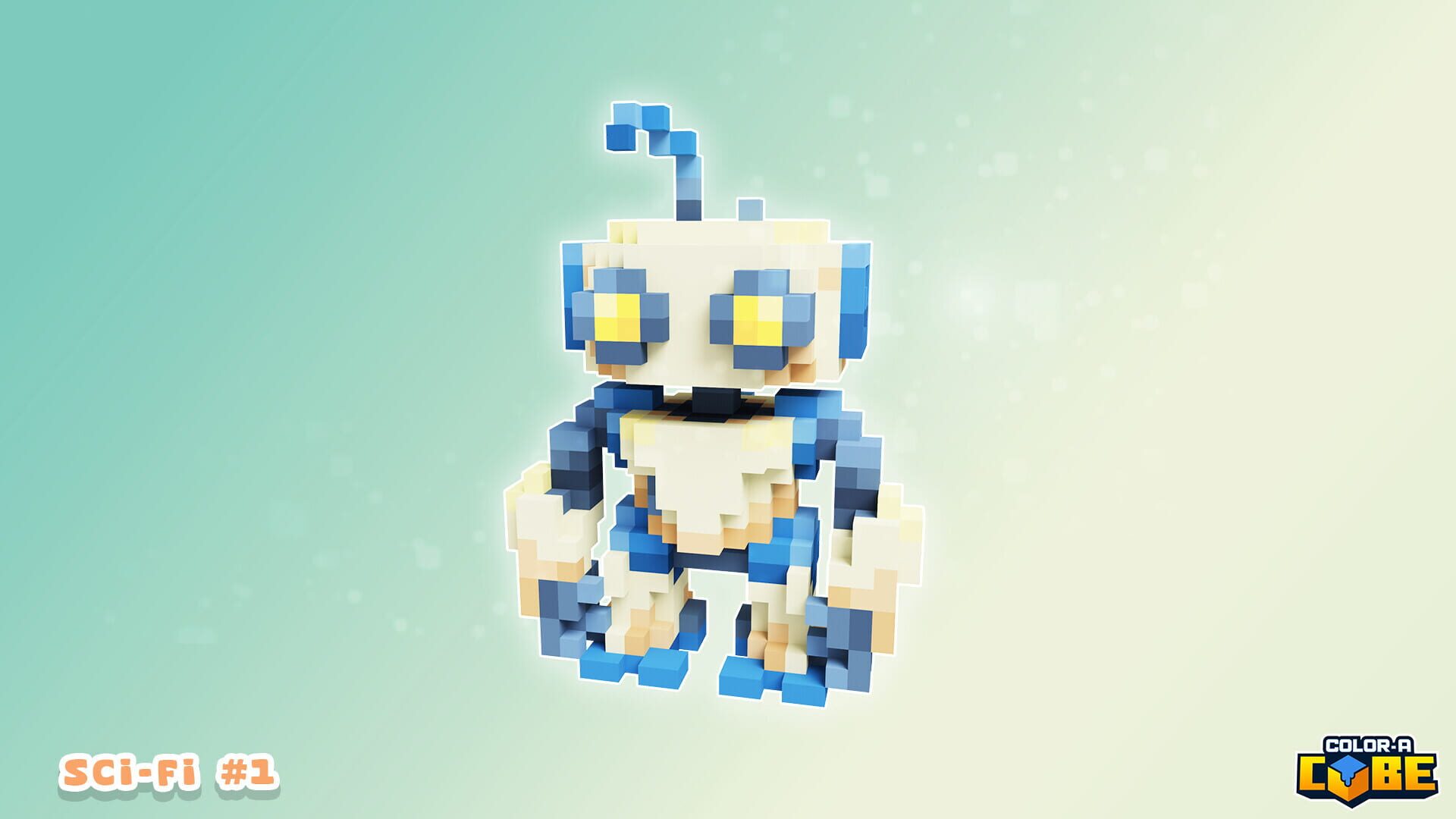 Screenshot for Color-A-Cube: Scifi Pack #1