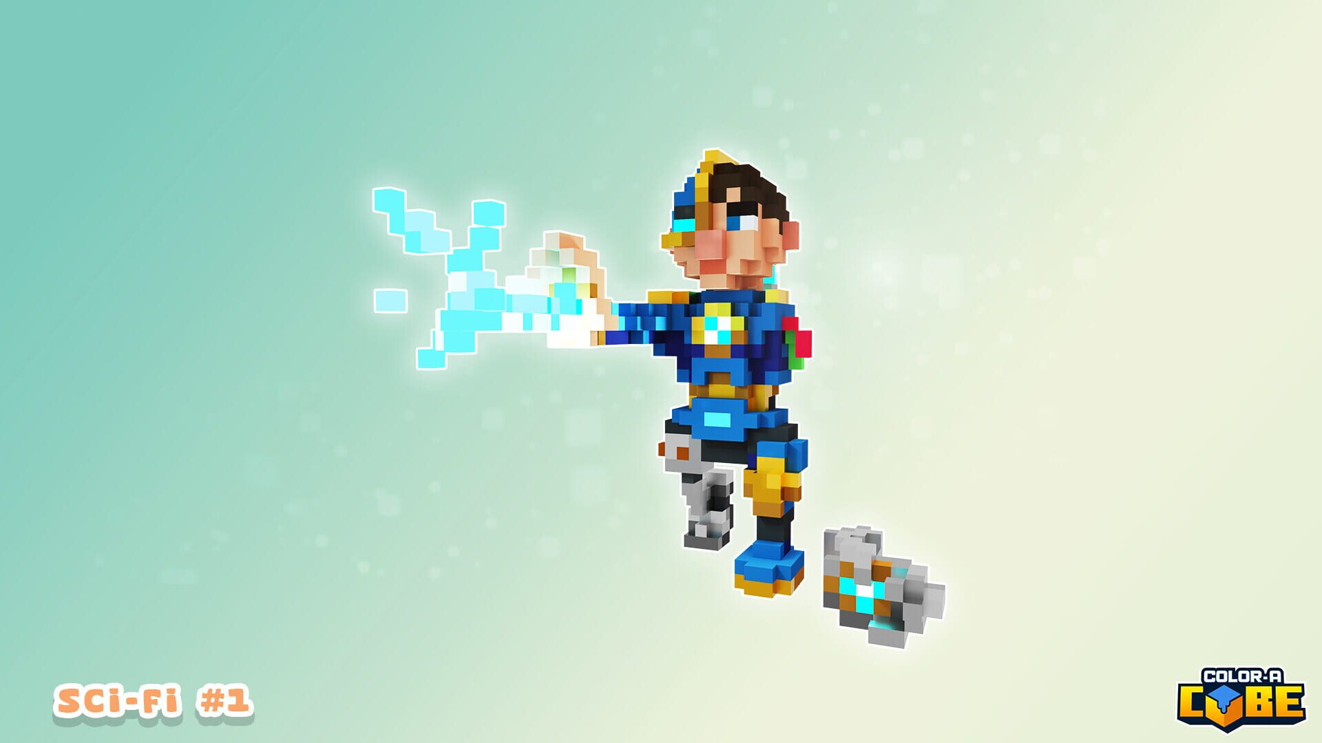 Screenshot for Color-A-Cube: Scifi Pack #1