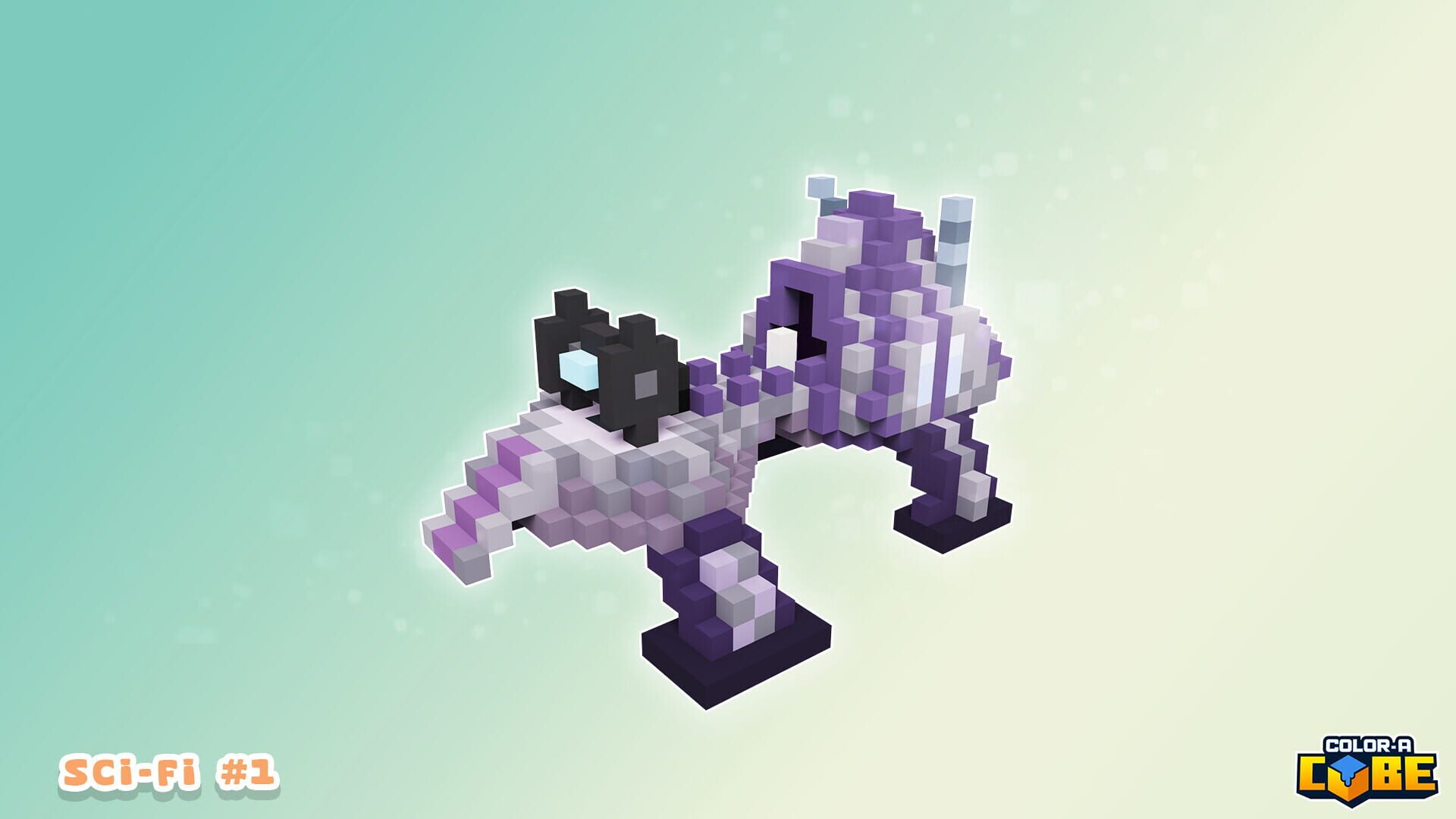 Screenshot for Color-A-Cube: Scifi Pack #1