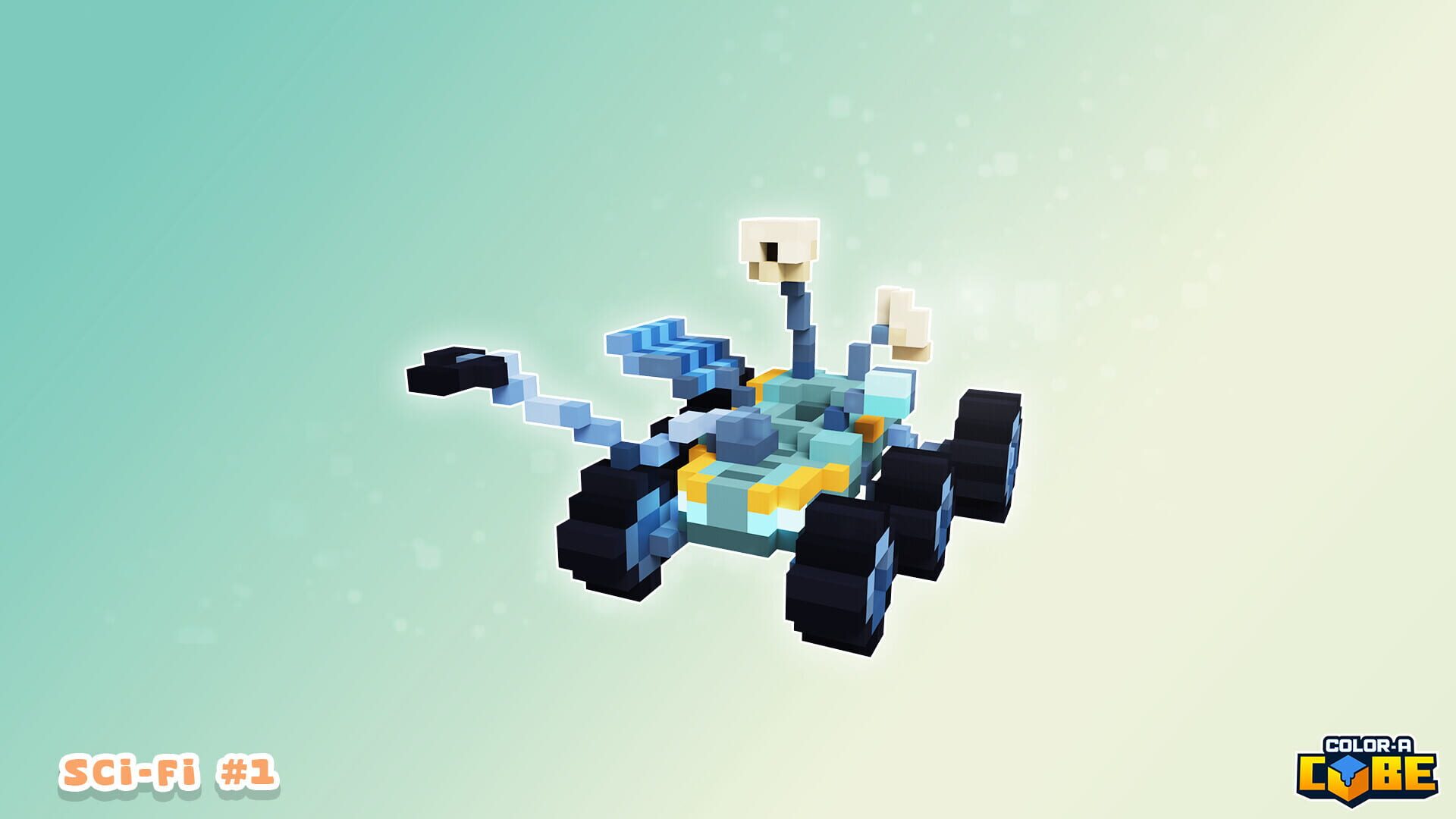 Screenshot for Color-A-Cube: Scifi Pack #1