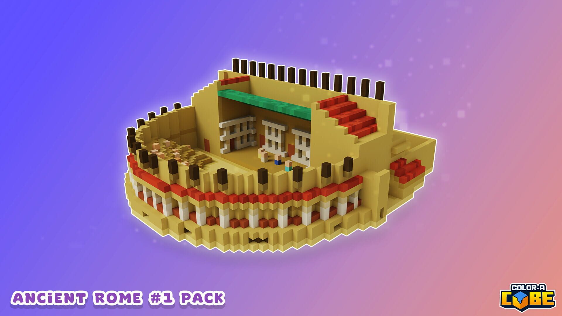 Screenshot for Color-A-Cube: Ancient Rome Pack #1