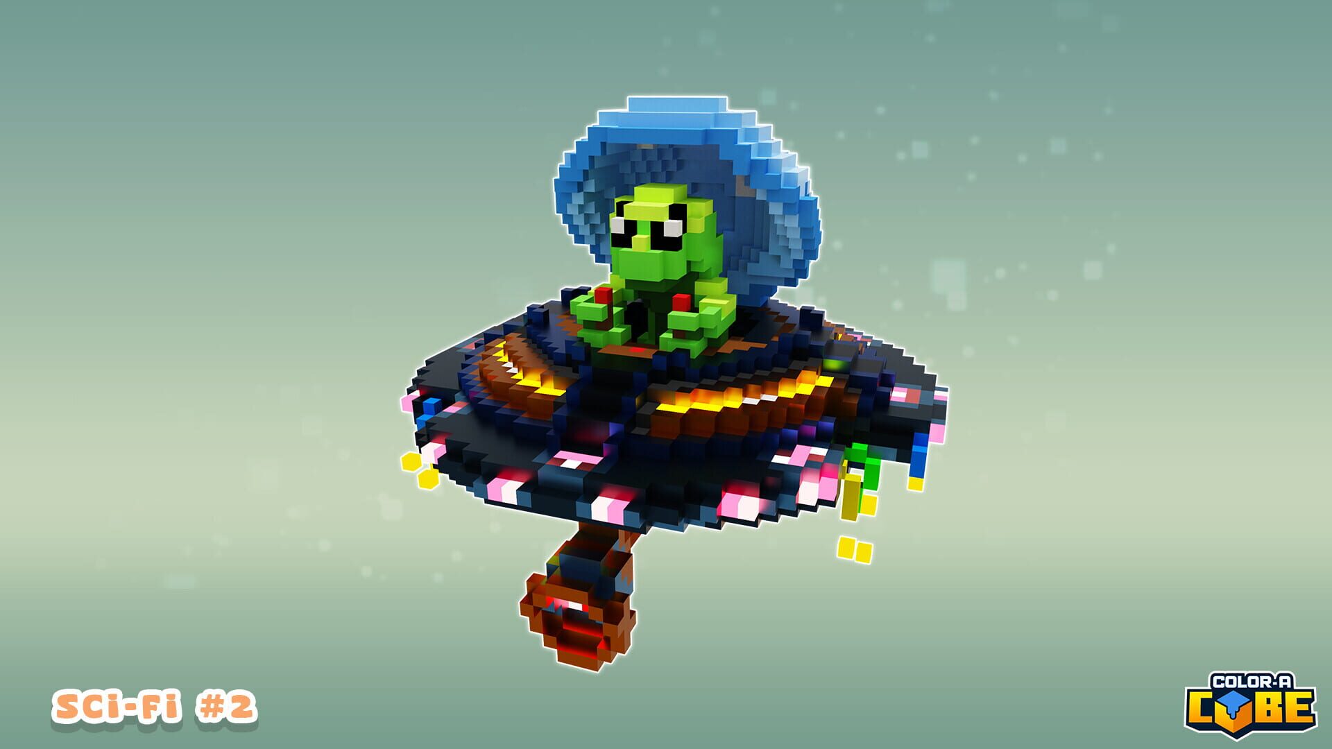 Screenshot for Color-A-Cube: Scifi Pack #2