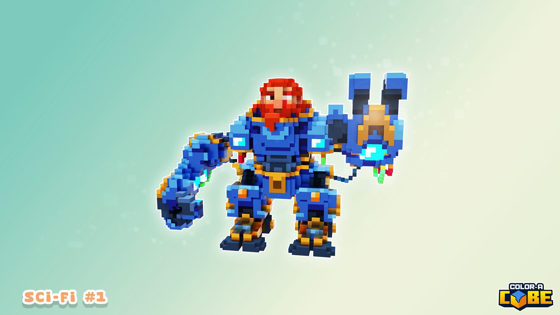 Screenshot for Color-A-Cube: Scifi Pack #1