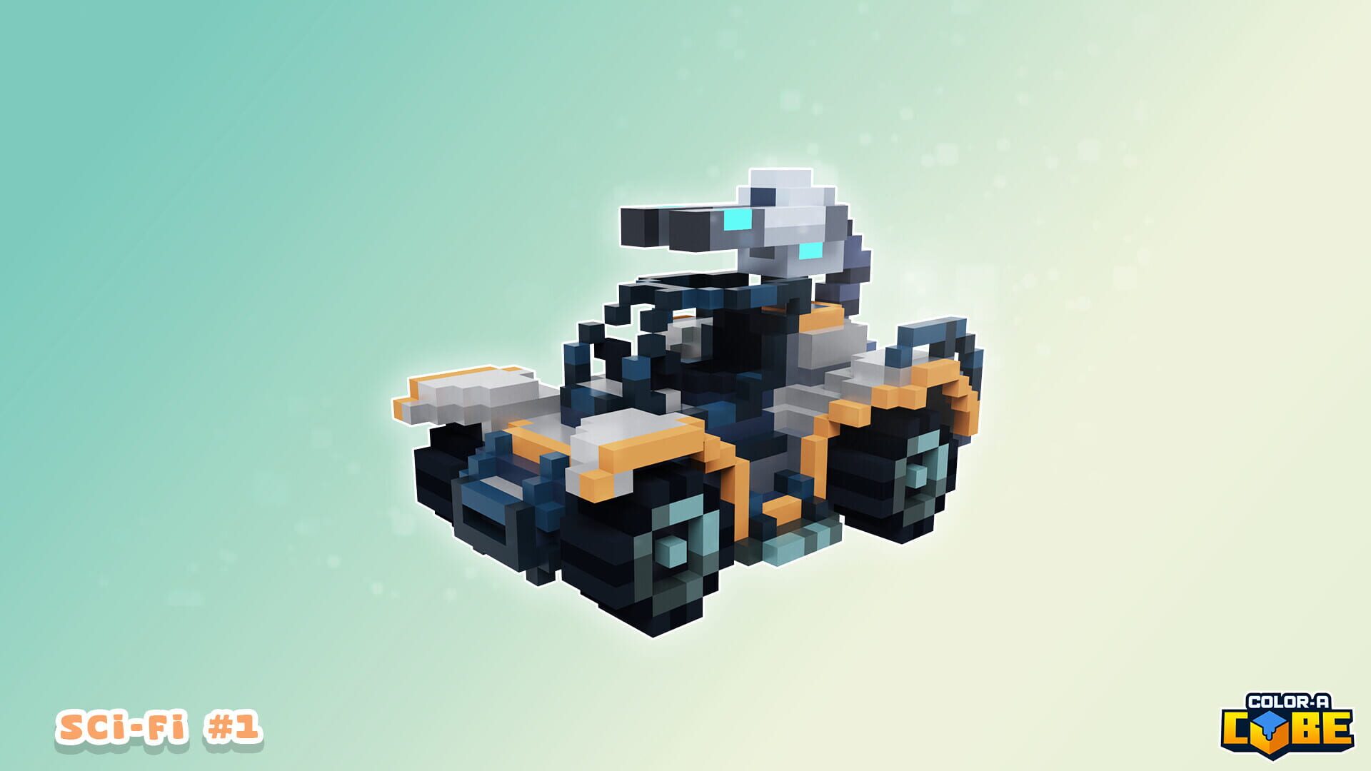 Screenshot for Color-A-Cube: Scifi Pack #1
