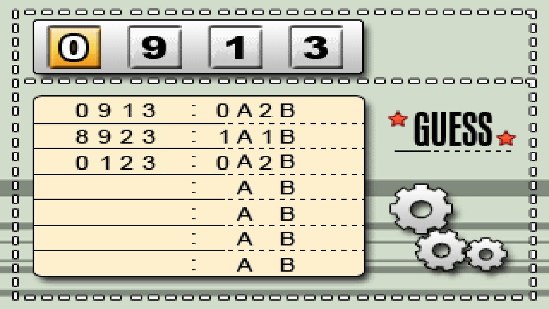 Screenshot for Bulls and Cows