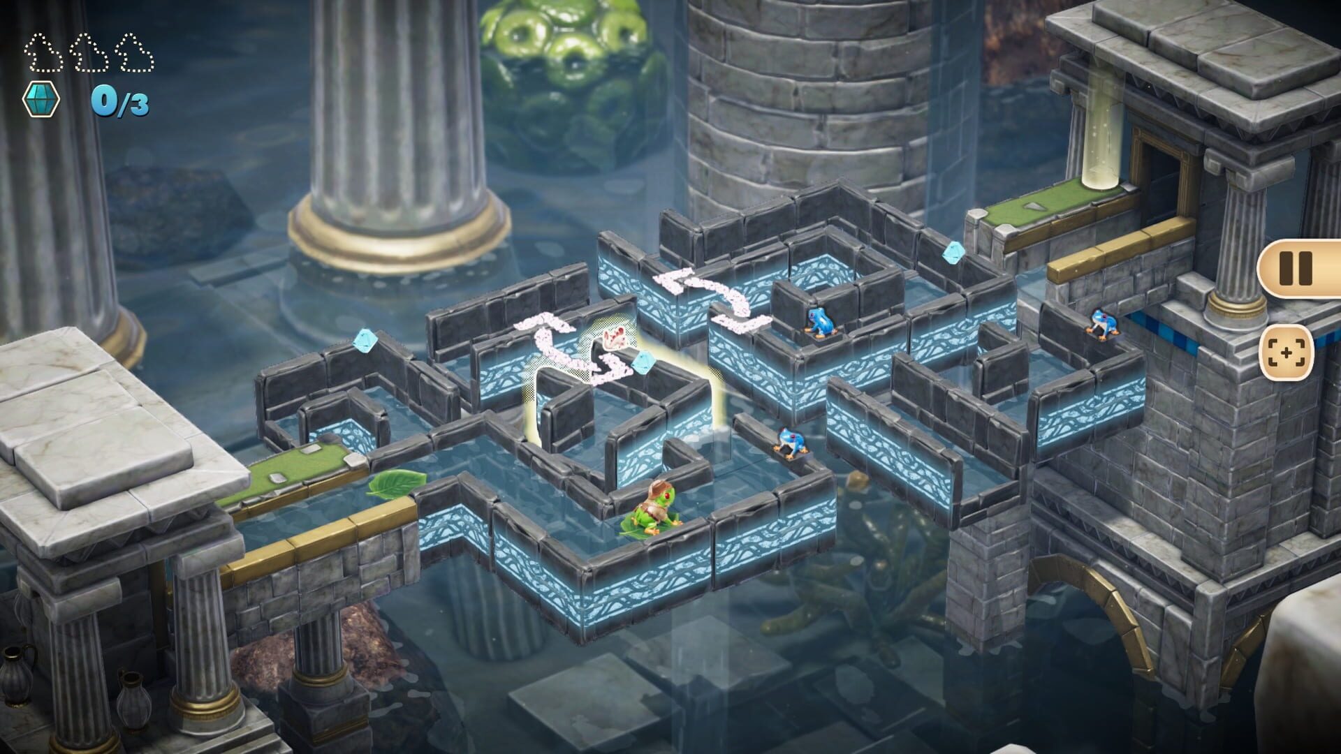 Screenshot for Frogger and the Rumbling Ruins