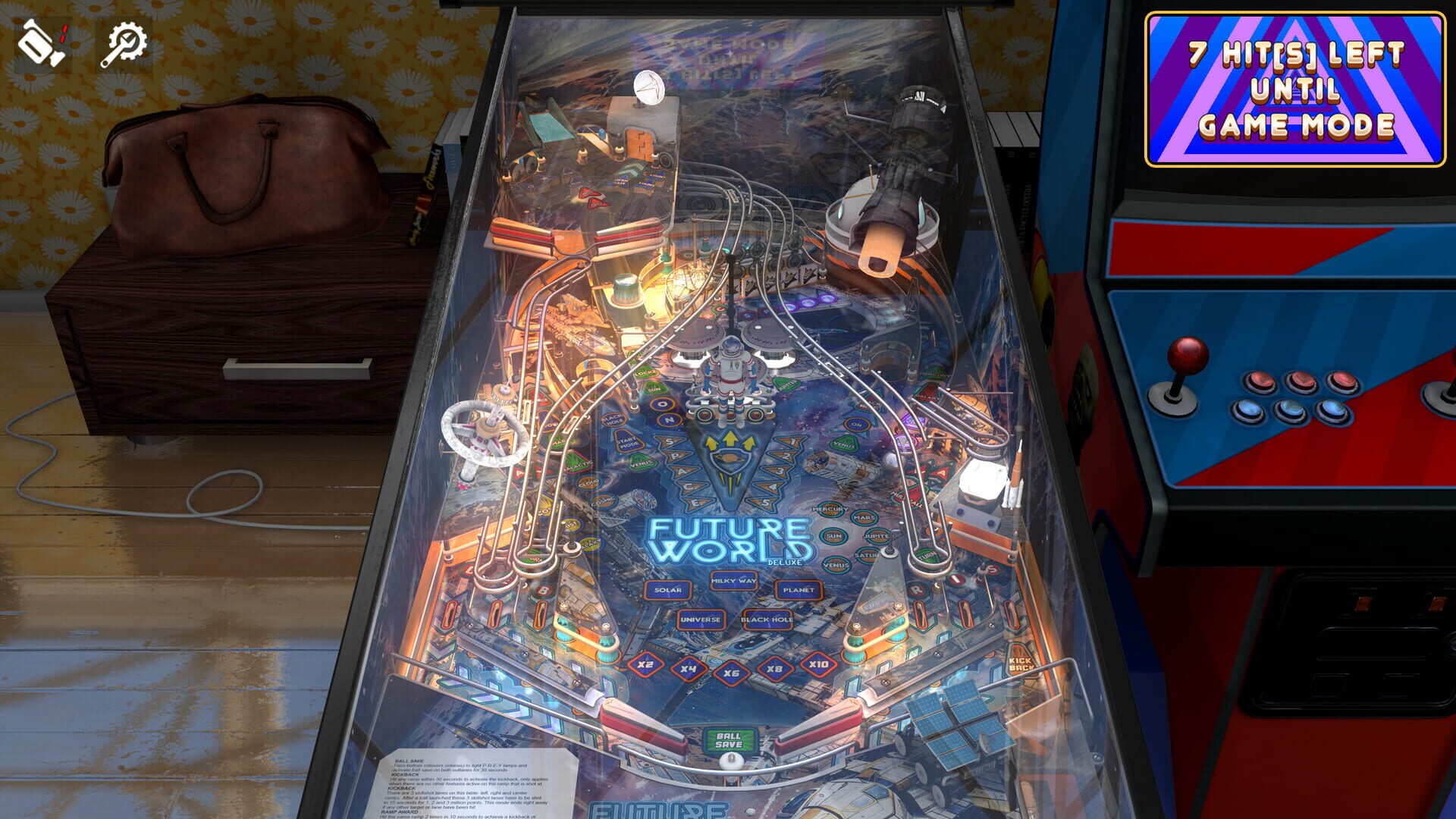 Screenshot for Zaccaria Pinball: Future World Deluxe Pinball Table