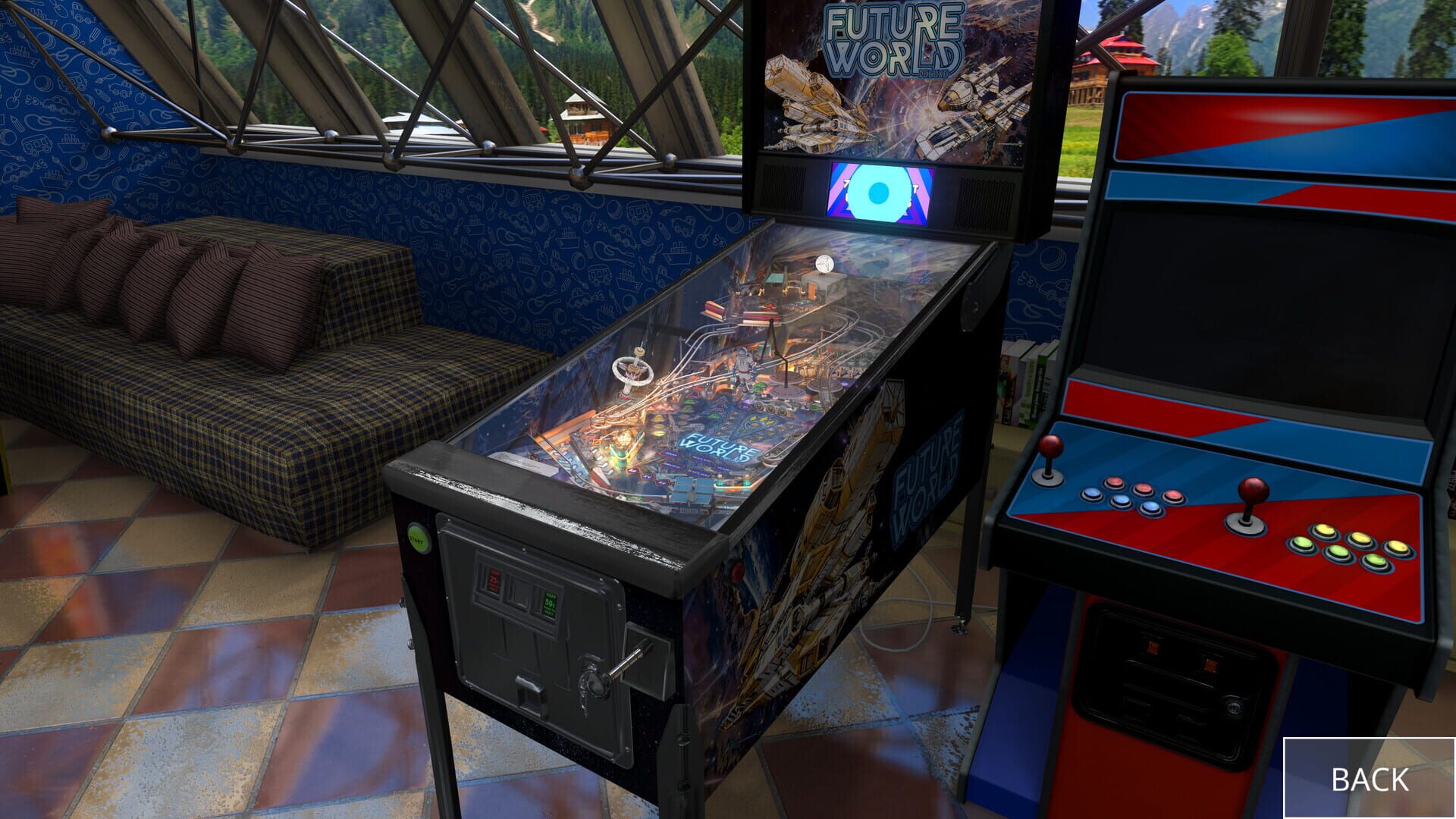 Screenshot for Zaccaria Pinball: Future World Deluxe Pinball Table