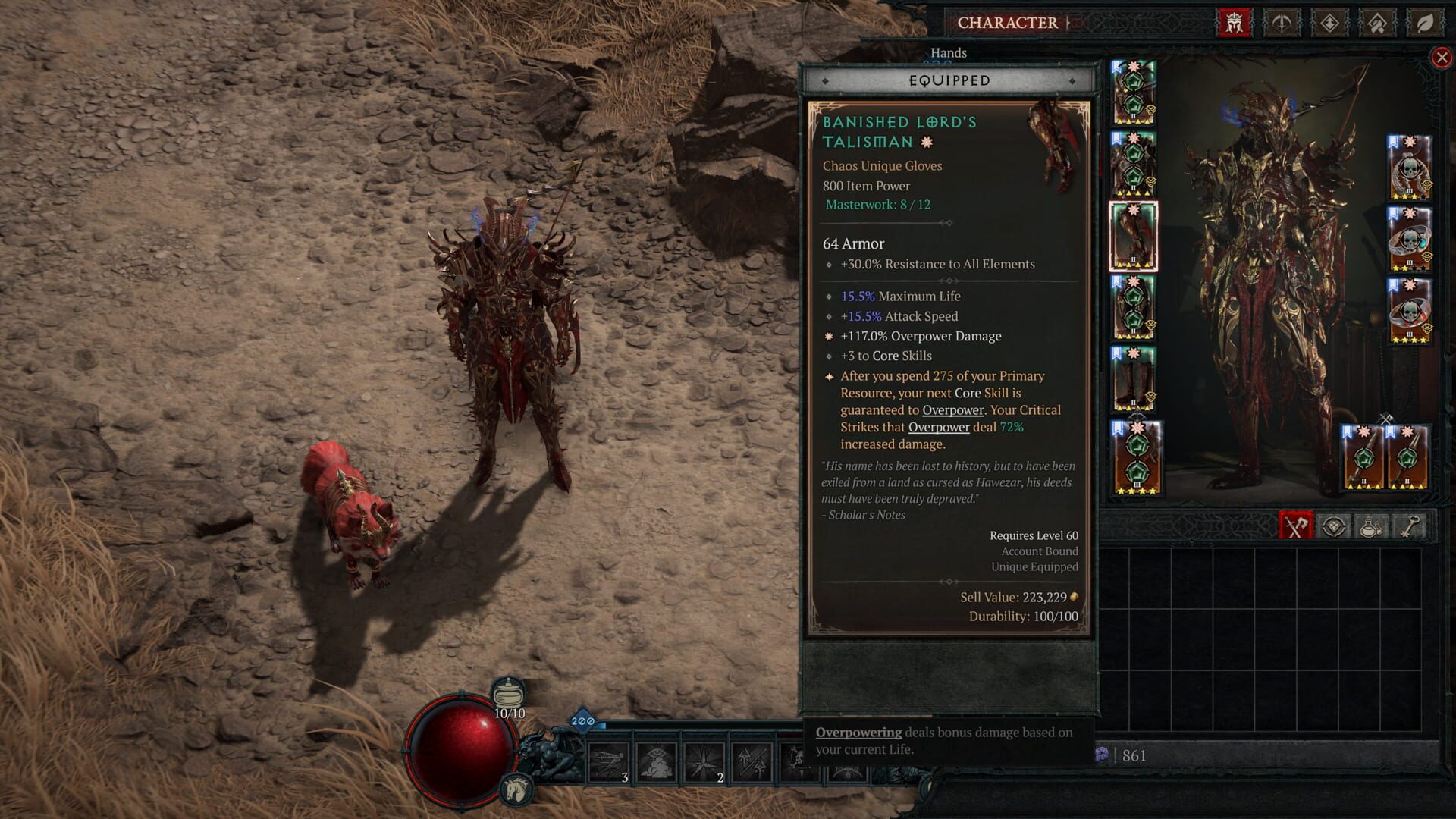 Screenshot for Diablo IV: Season of Infernal Chaos