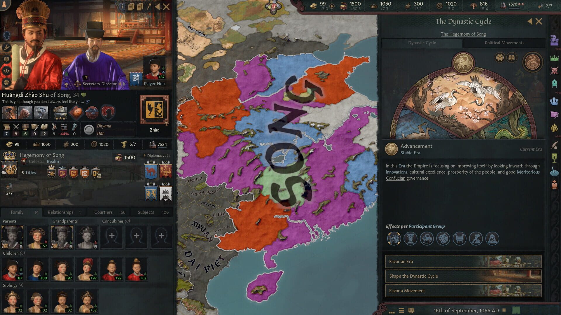 Screenshot for Crusader Kings III: All Under Heaven
