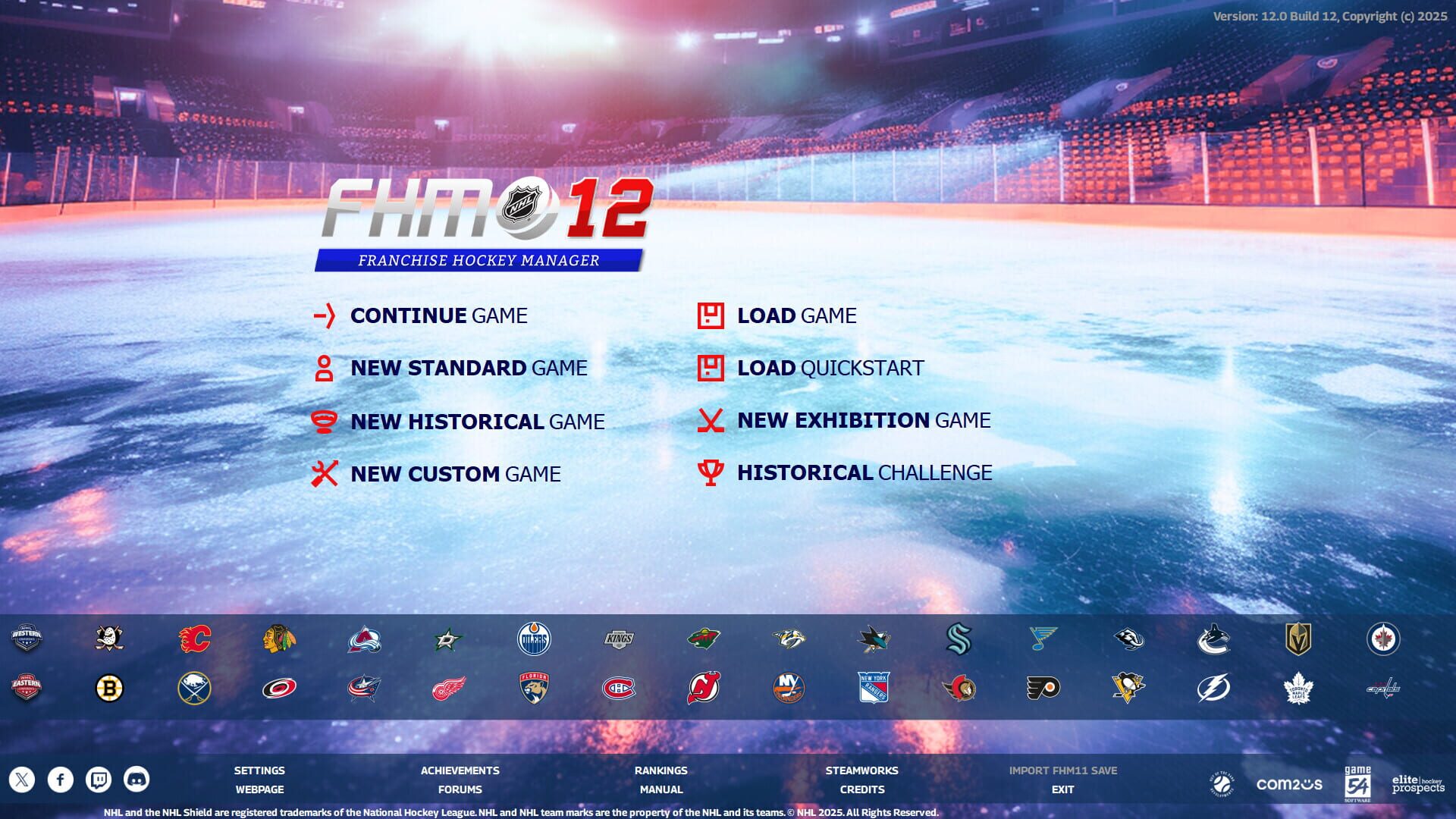 Screenshot for Franchise Hockey Manager 12