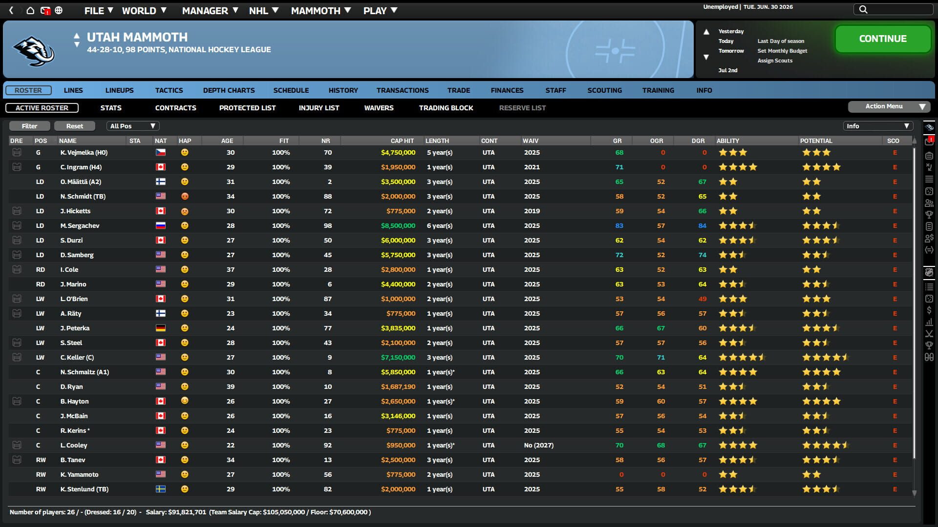 Screenshot for Franchise Hockey Manager 12