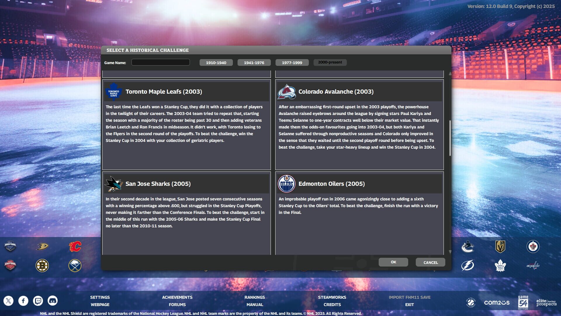 Screenshot for Franchise Hockey Manager 12