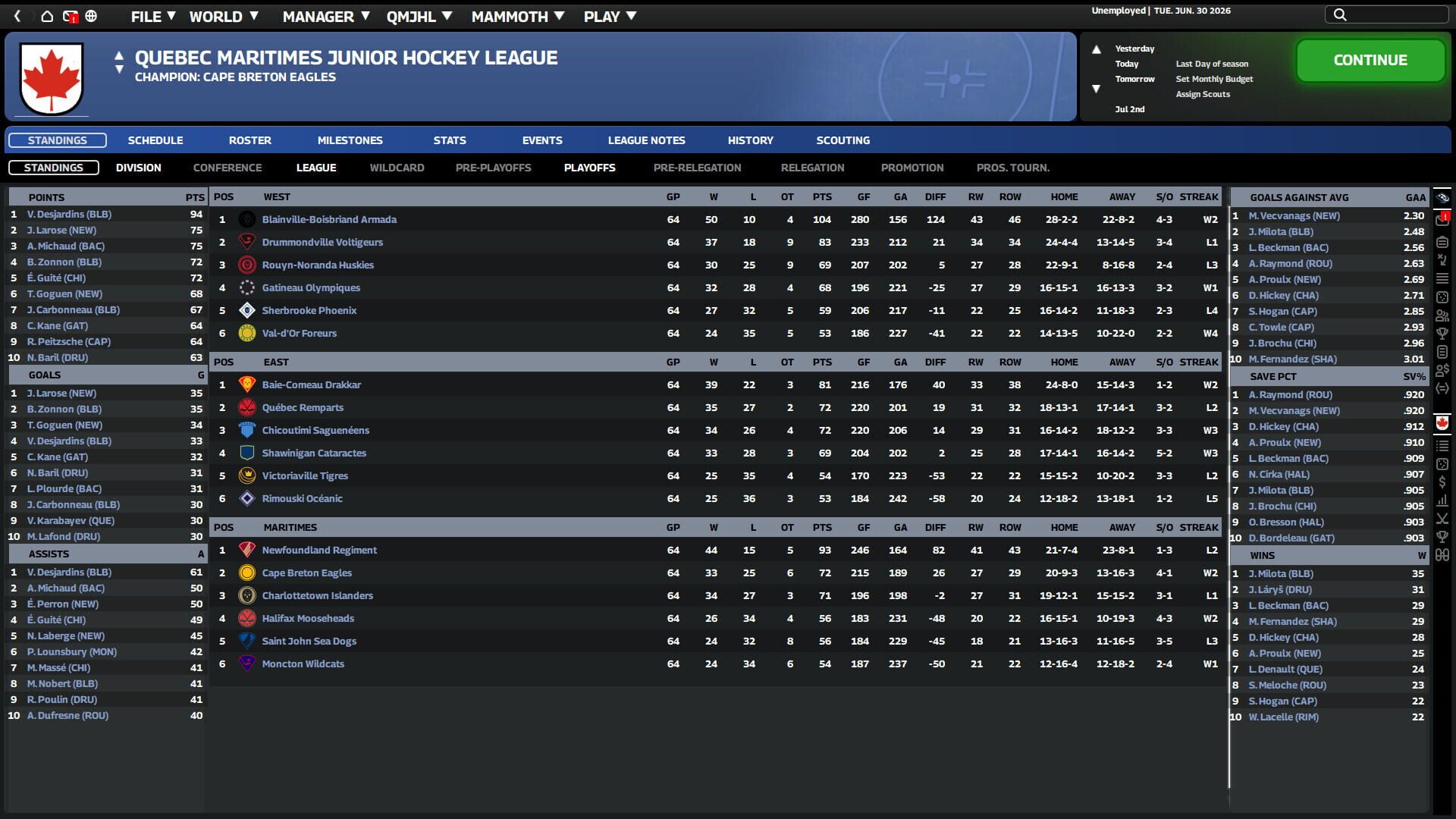 Screenshot for Franchise Hockey Manager 12