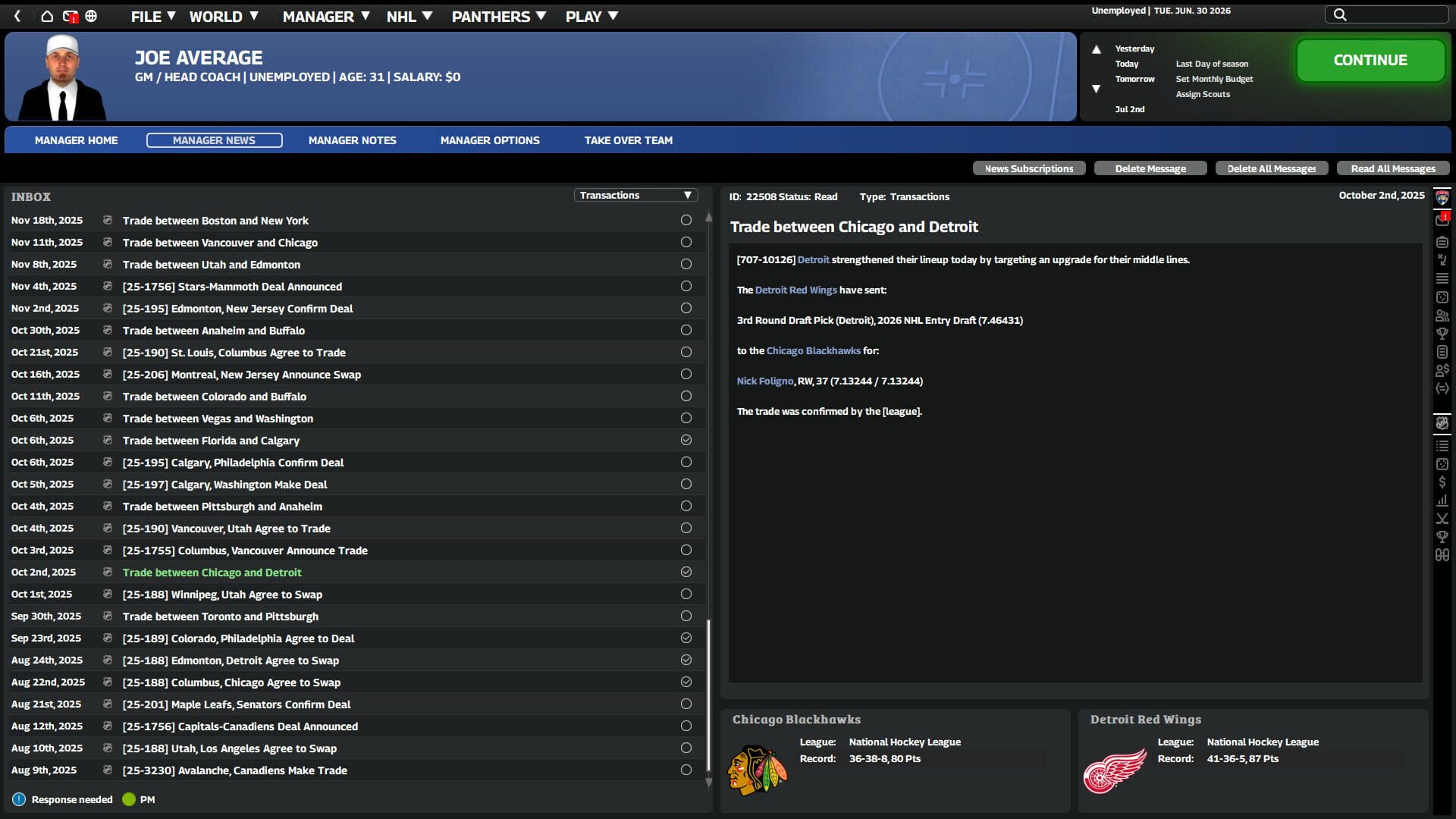 Screenshot for Franchise Hockey Manager 12