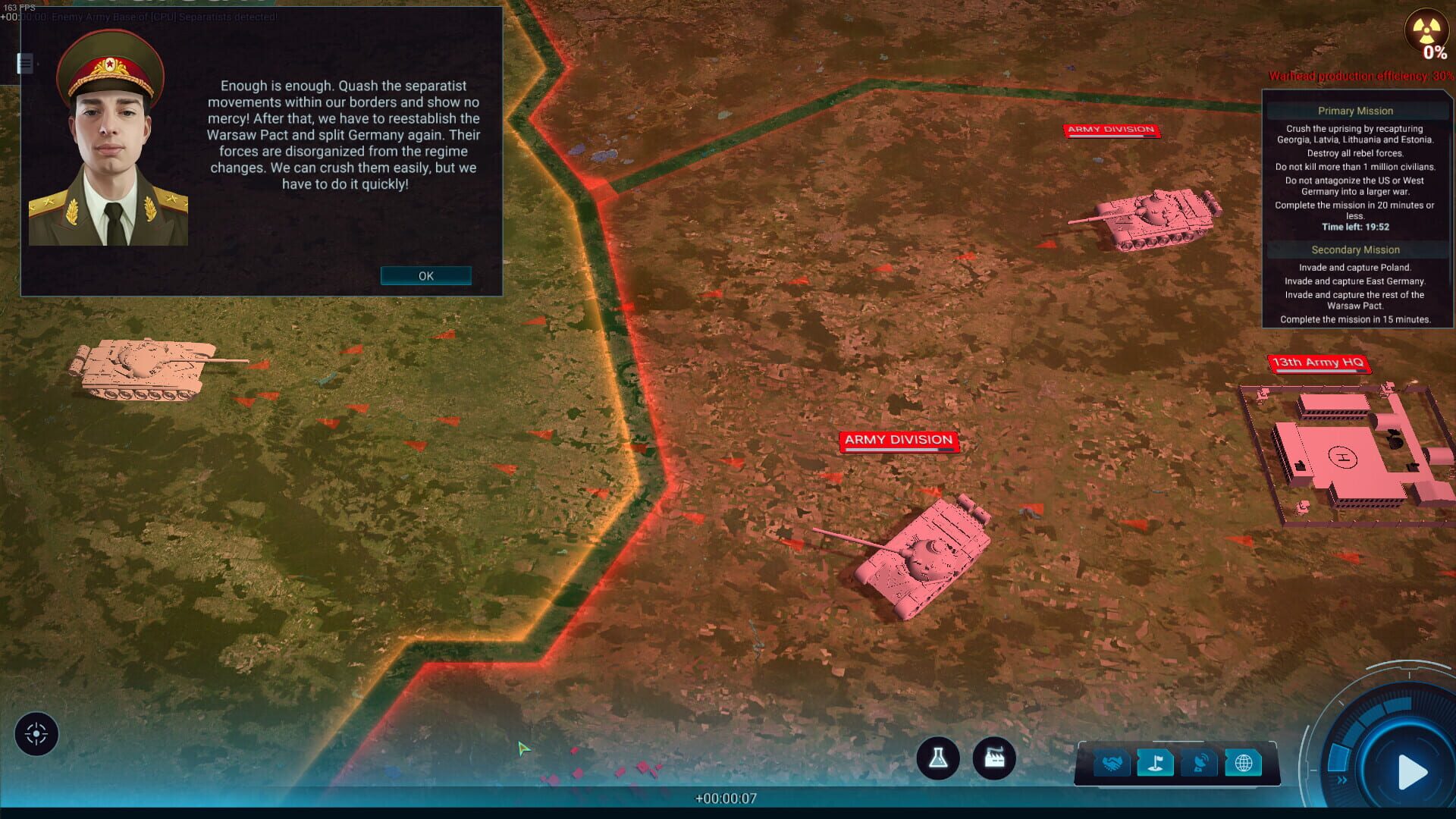 Screenshot for ICBM: Escalation - Endless October