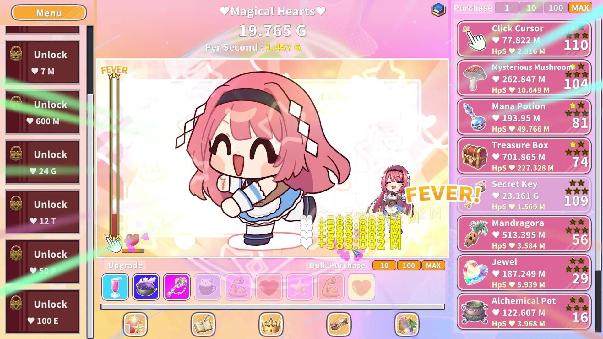 Screenshot for Kawaii Clicker Reborn