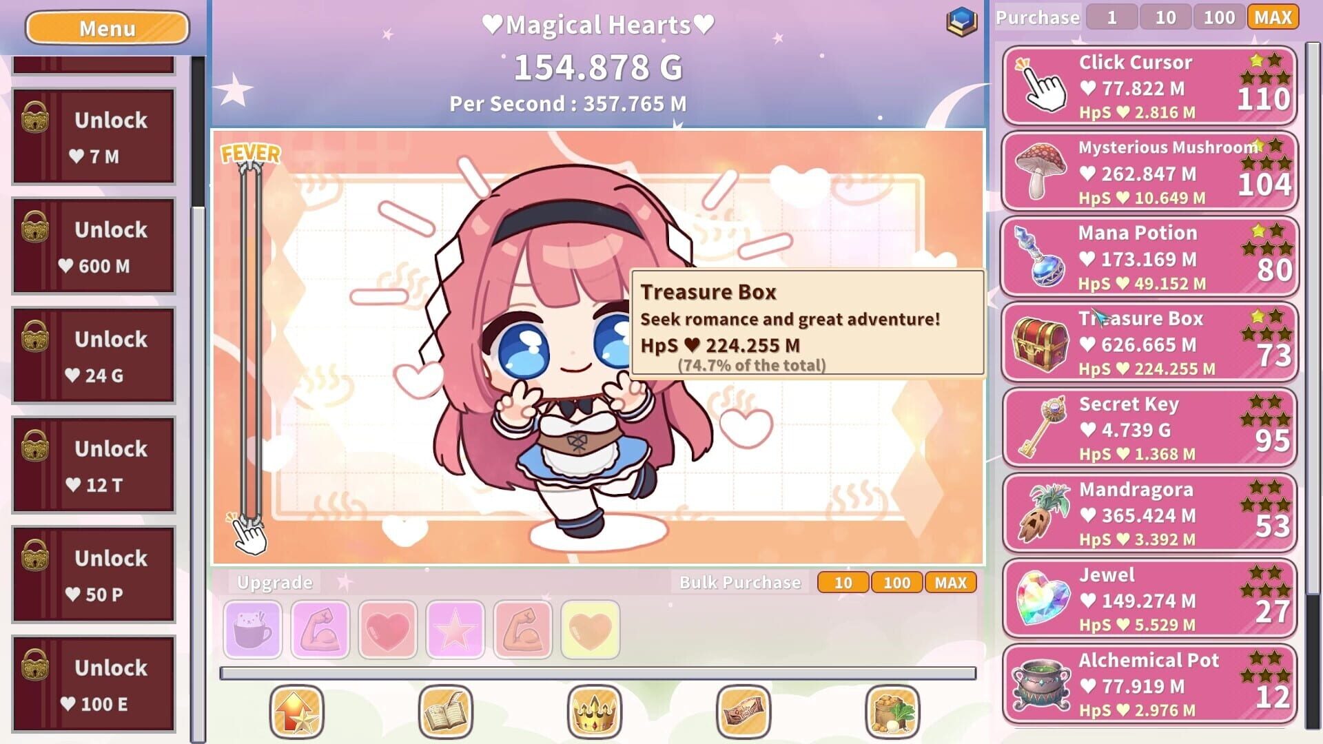 Screenshot for Kawaii Clicker Reborn