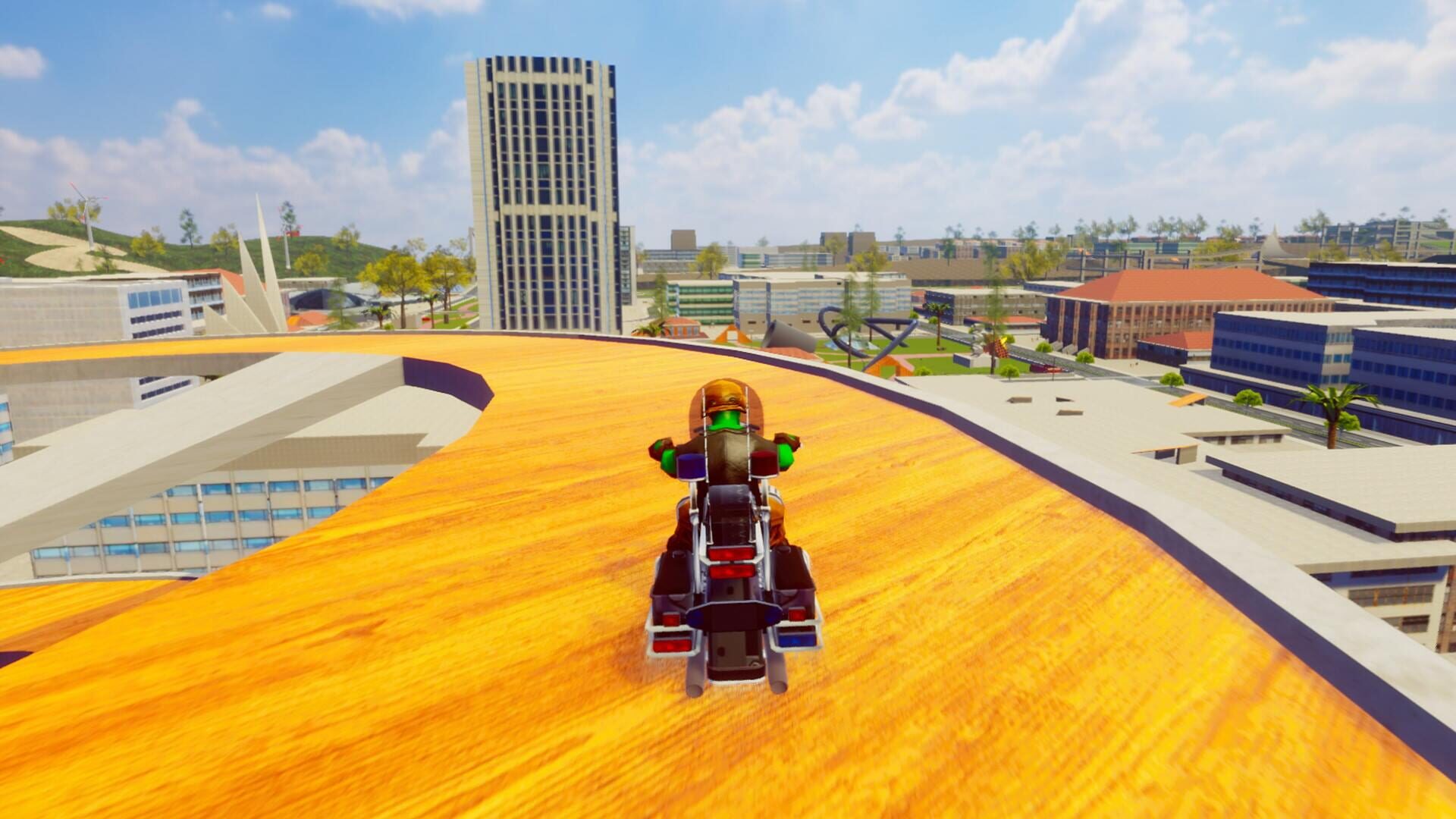 Screenshot for Green Soldiers Heroes: Extreme Bikers