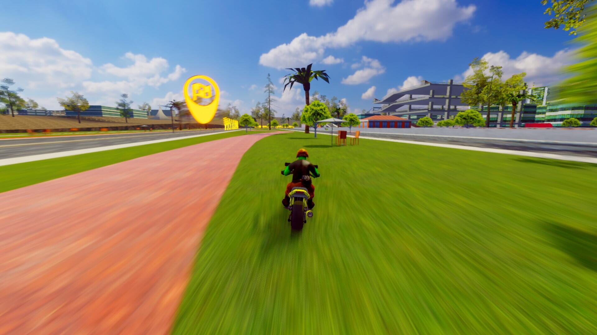 Screenshot for Green Soldiers Heroes: Extreme Bikers