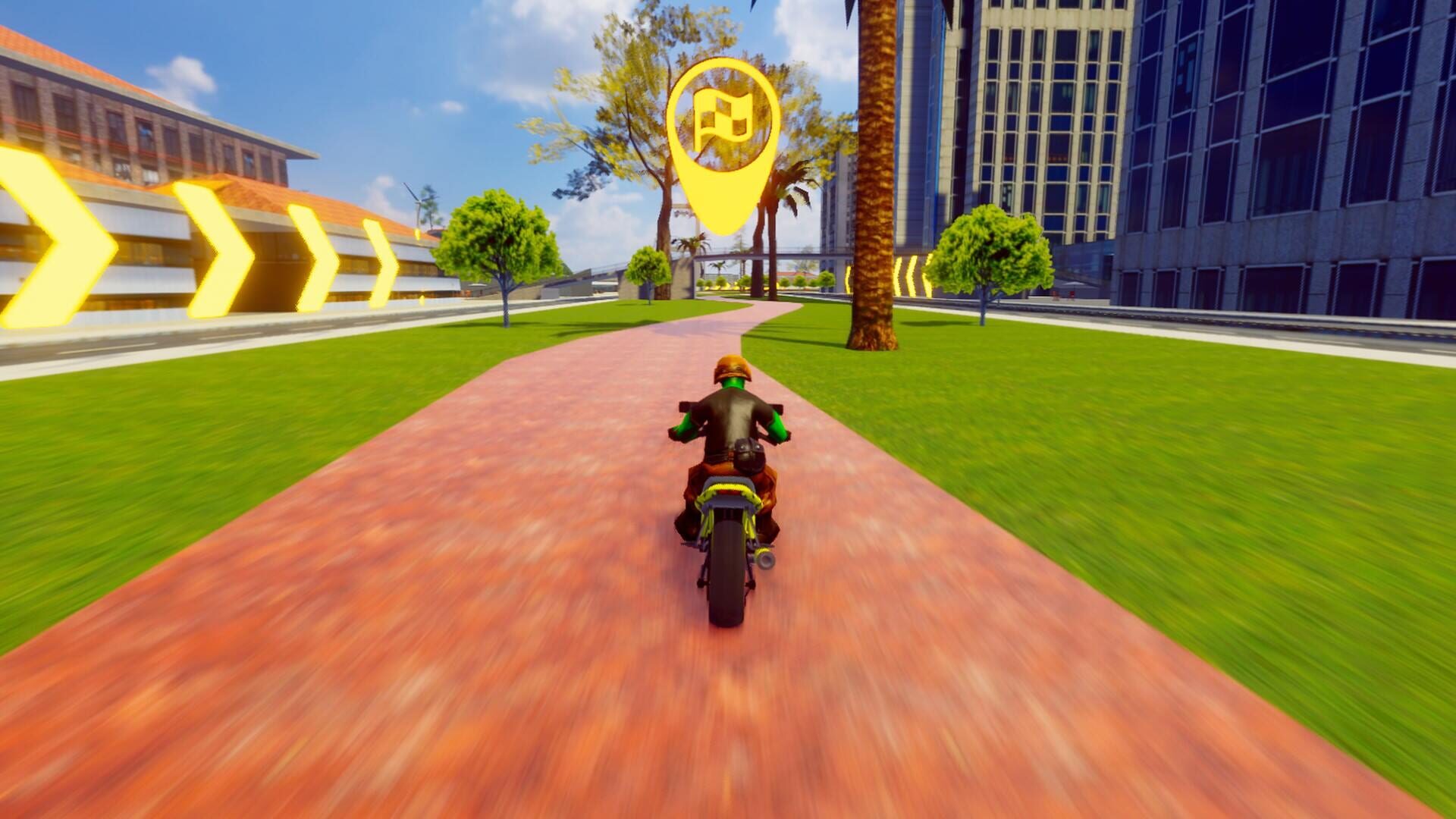 Screenshot for Green Soldiers Heroes: Extreme Bikers