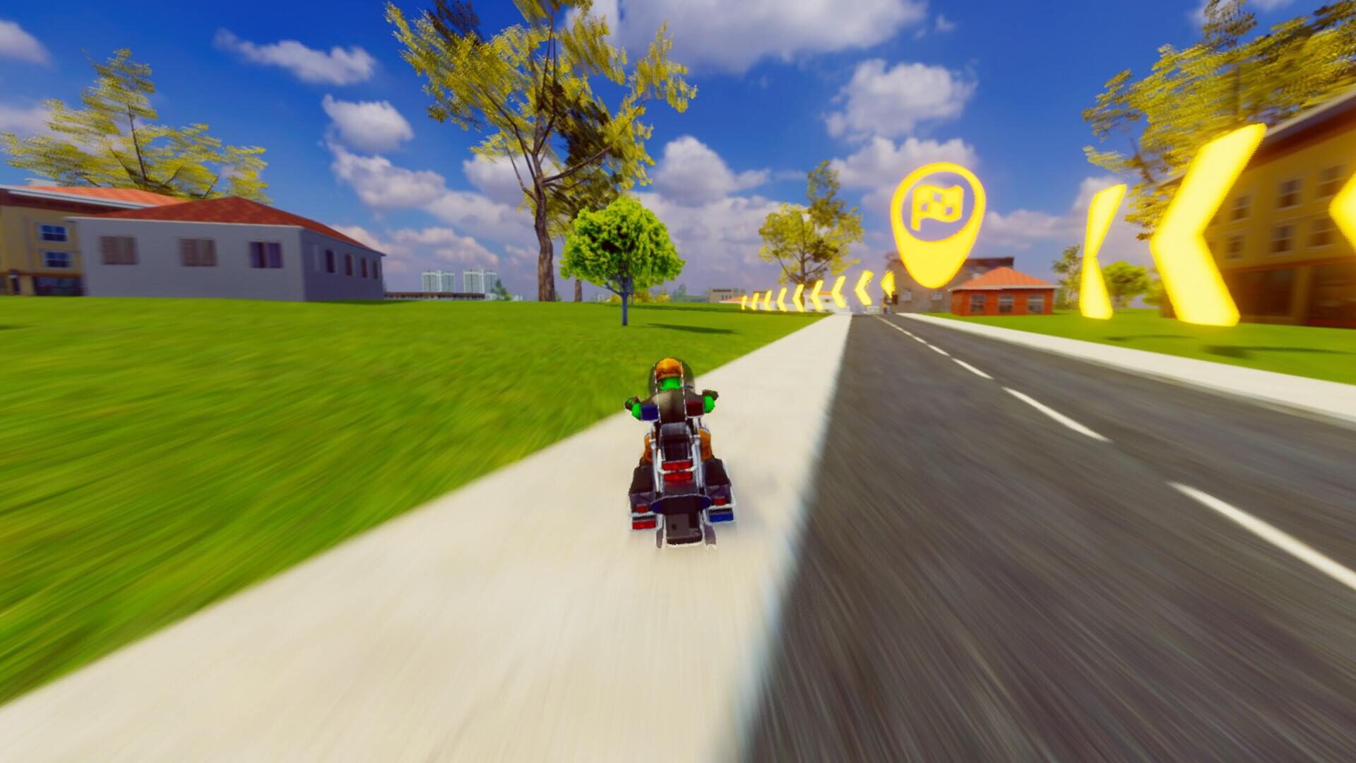 Screenshot for Green Soldiers Heroes: Extreme Bikers