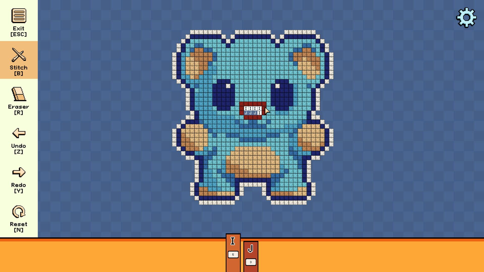 Screenshot for Pixel Cross Stitch Color by Number: Cute Pack