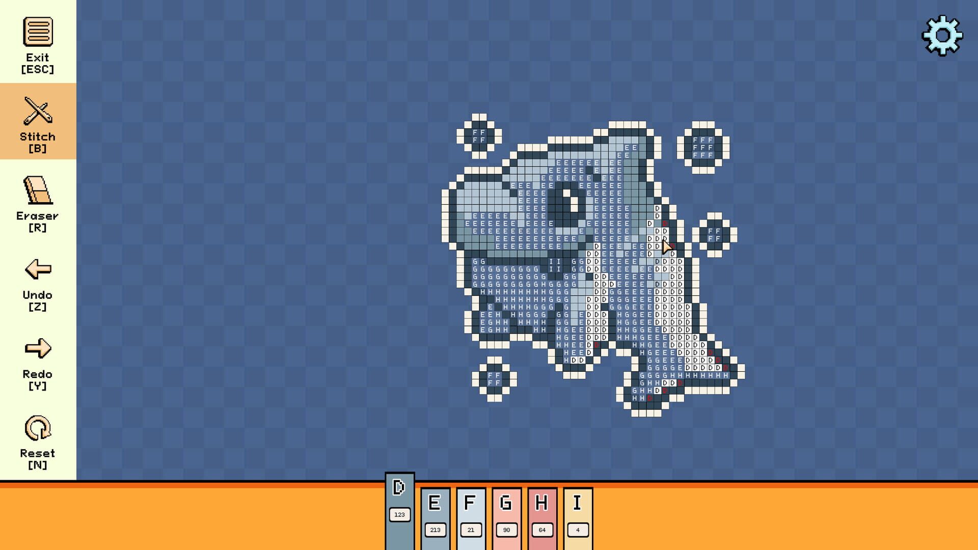Screenshot for Pixel Cross Stitch Color by Number: Cute Pack 2