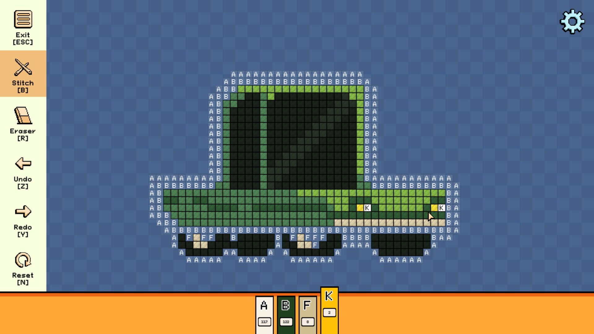Screenshot for Pixel Cross Stitch: Color by Number - Tiny Vehicles Pack