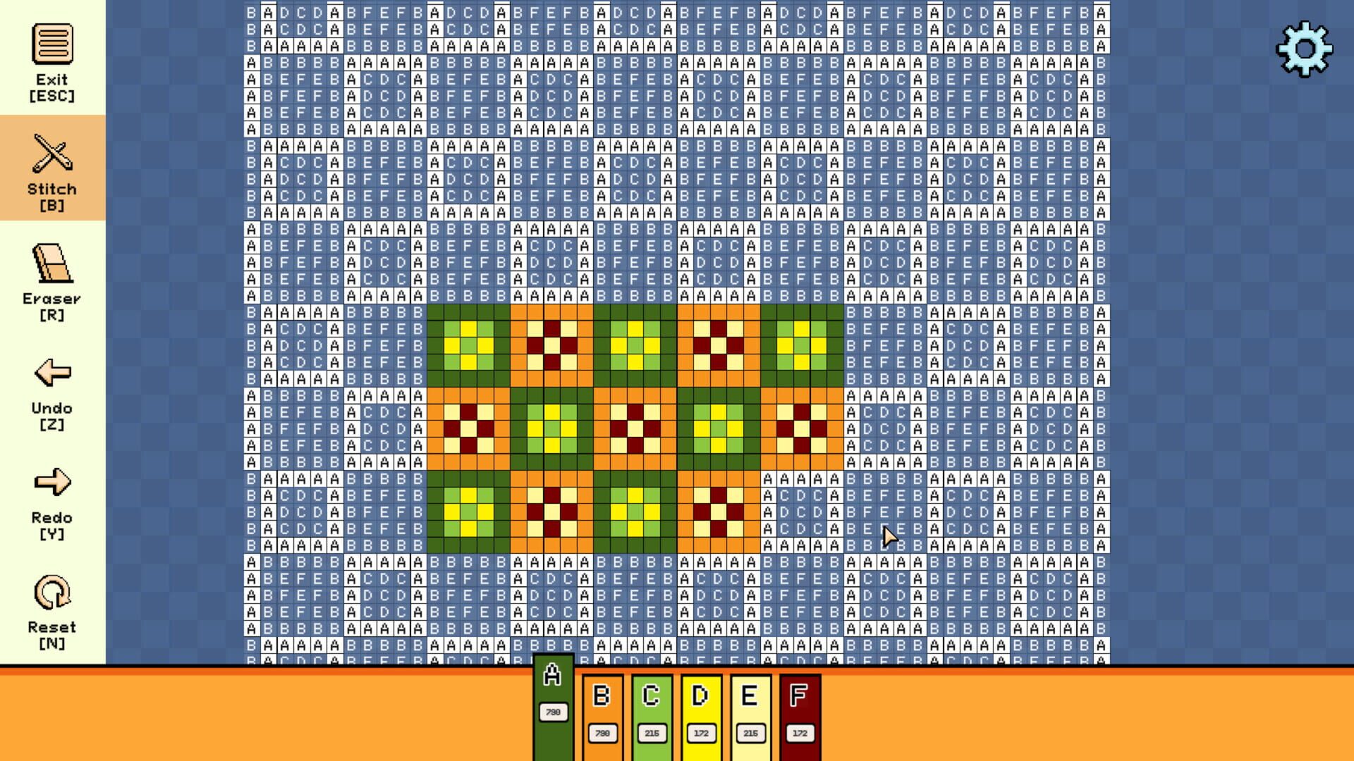 Screenshot for Pixel Cross Stitch: Color by Number - Simple Patterns Pack 5
