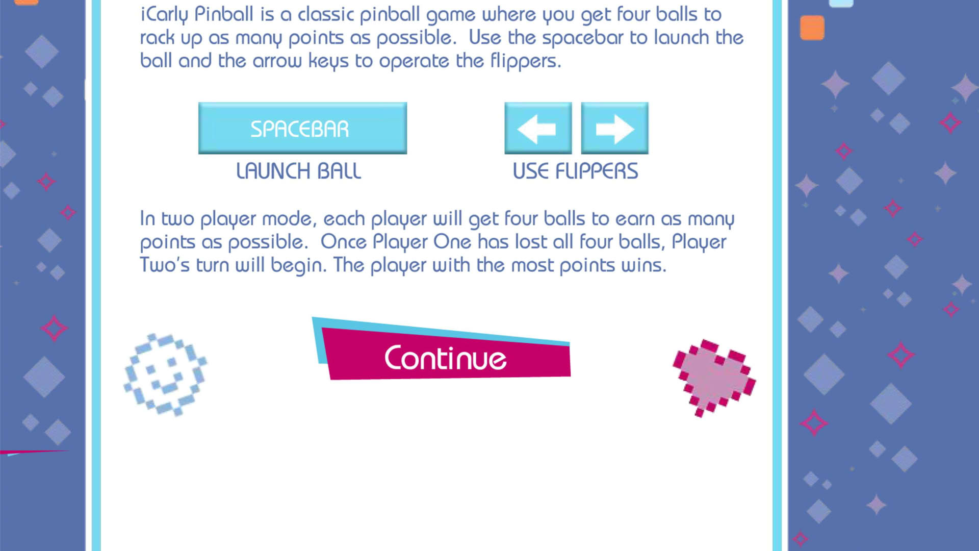 Screenshot for iCarly ipinball
