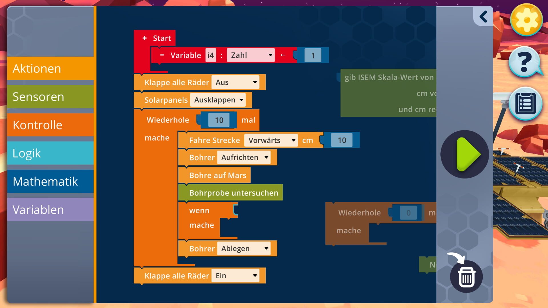 Screenshot for NEPO Missions